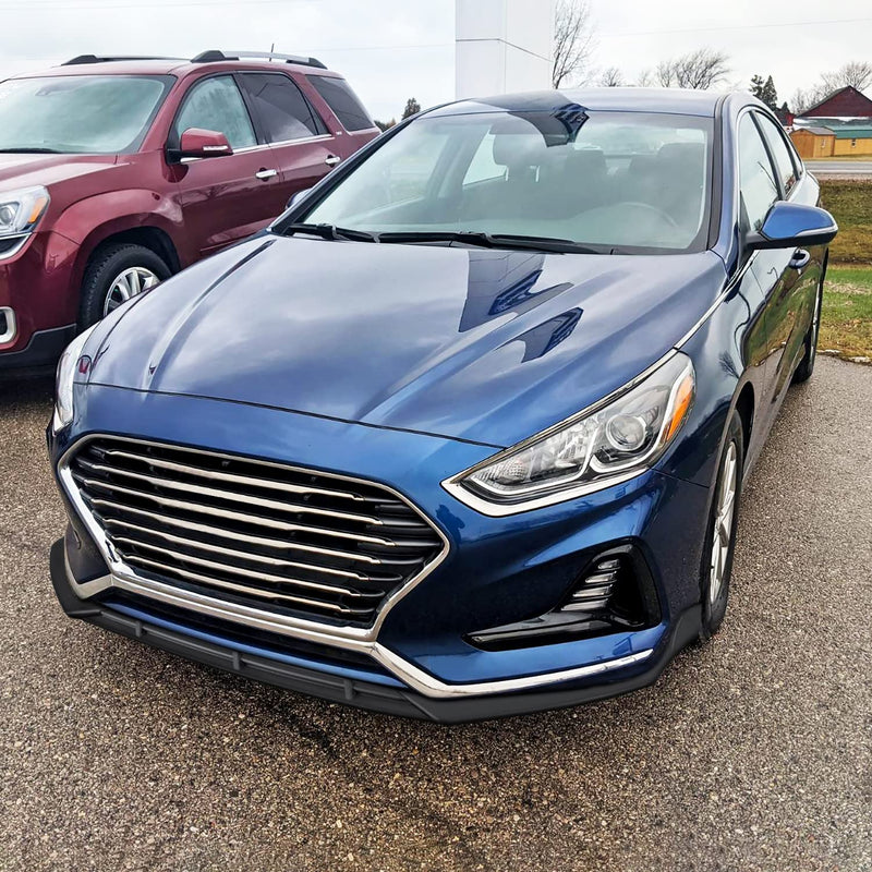 Front Bumper Lip Spec-D Tuning Compatible with Hyundai Sonata 2018-2019