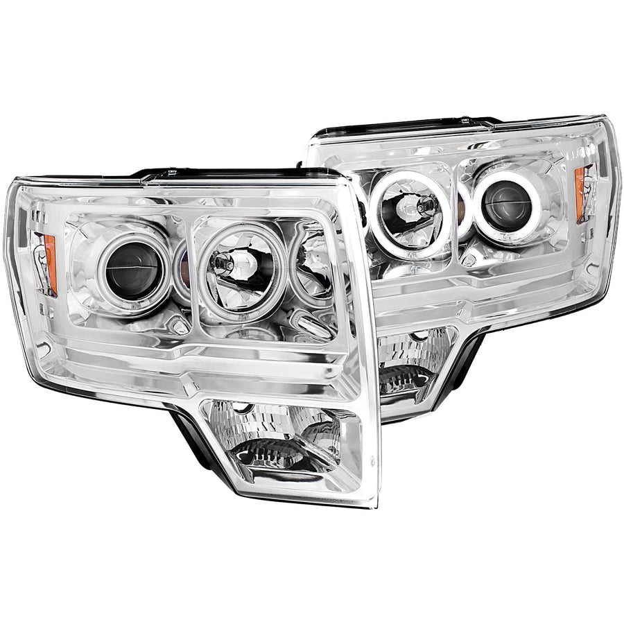 Chrome AnzoUSA Headlight Projector - (Sold in Pairs)