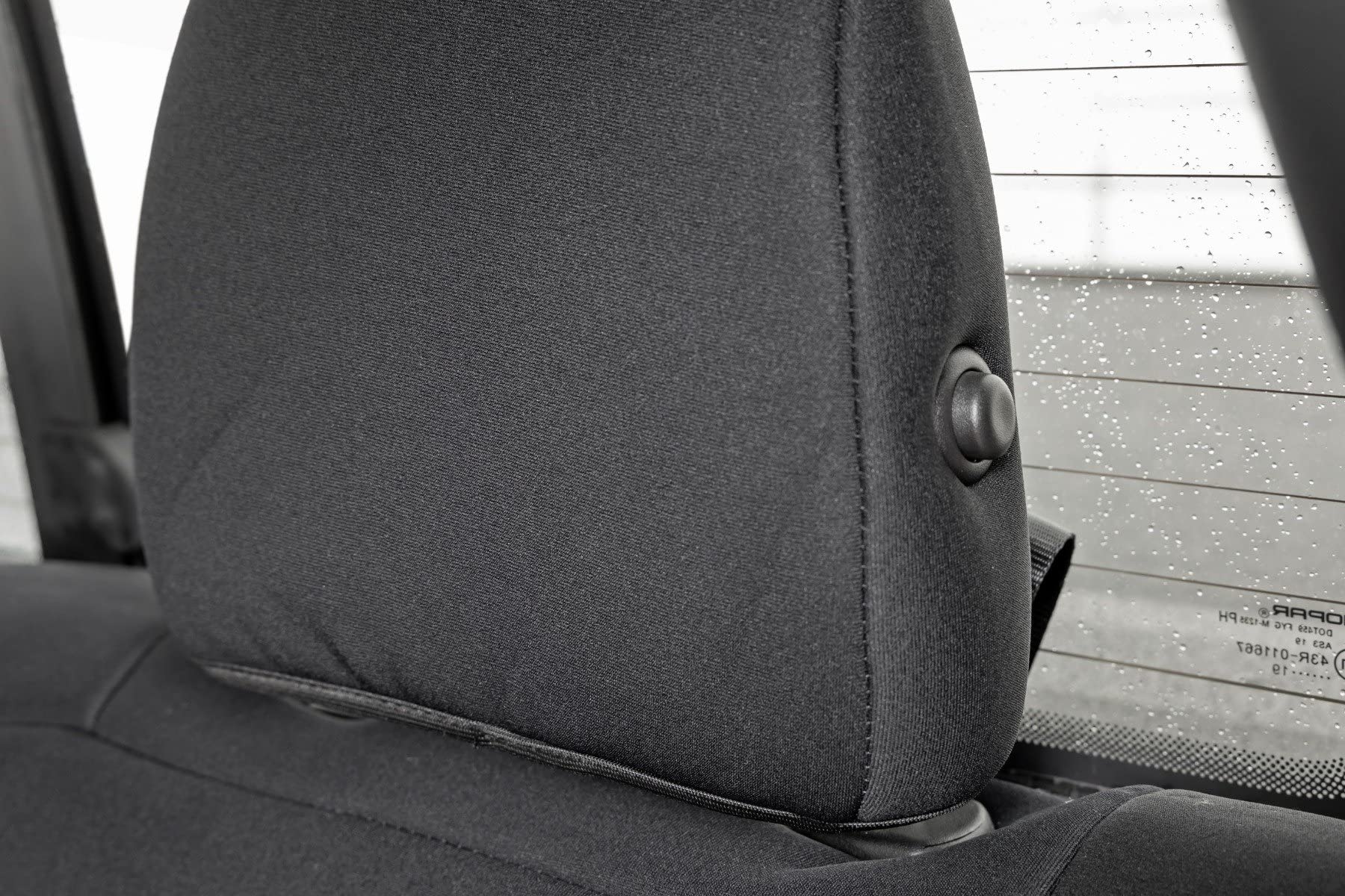 Rough Country Neoprene Seat Covers for 1500 Ram (2019-2026) - Waterproof, UV-Resistant, Foam-Padded Front & Rear Covers