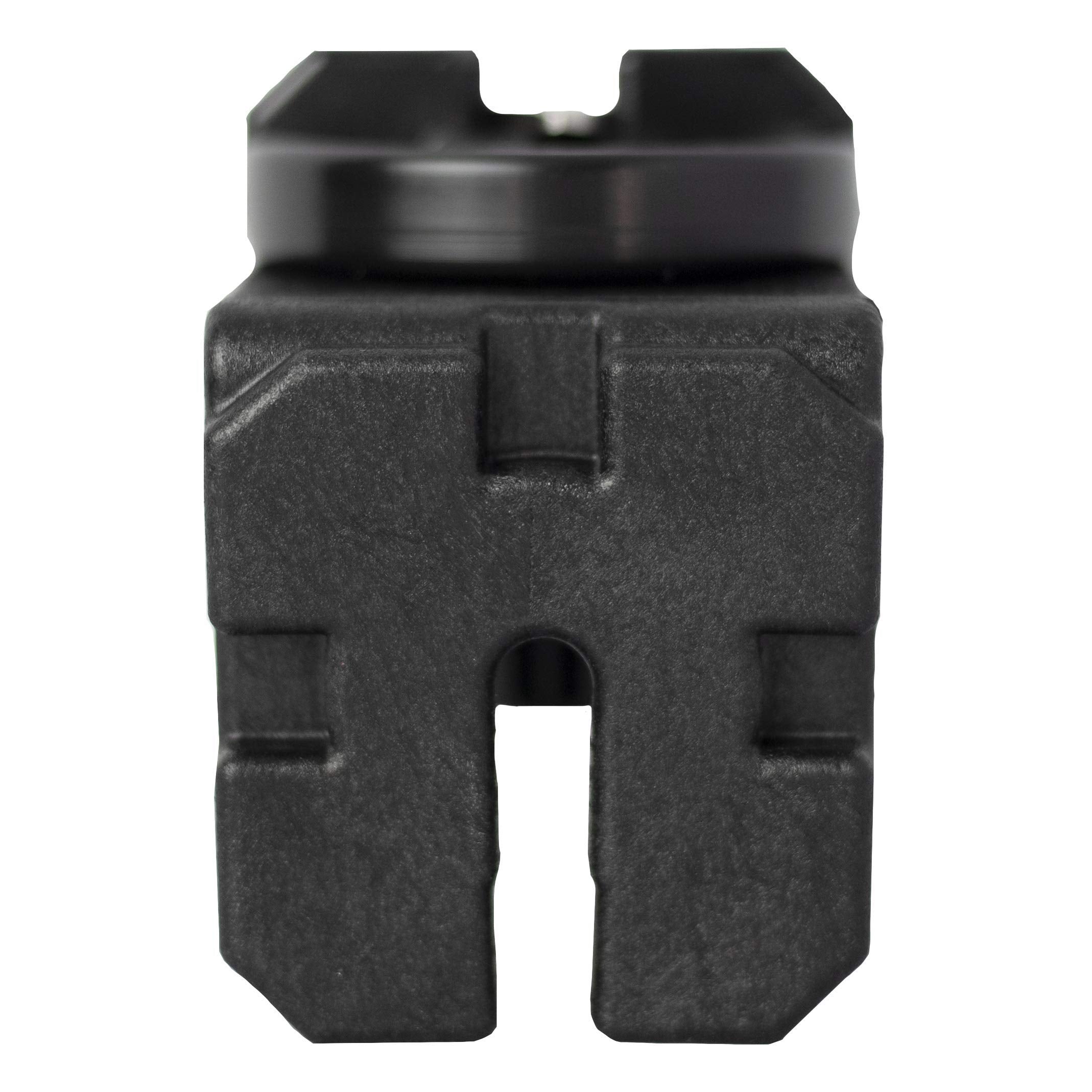 YakAttack Track Adapter Turnkey – 90° Mount | Fits Ranger, Lund, Triton, Crestliner, Tracker & More | Use GearTrac & MightyBolt Accessories on 90° Gunwale Boat Tracks | Made in USA