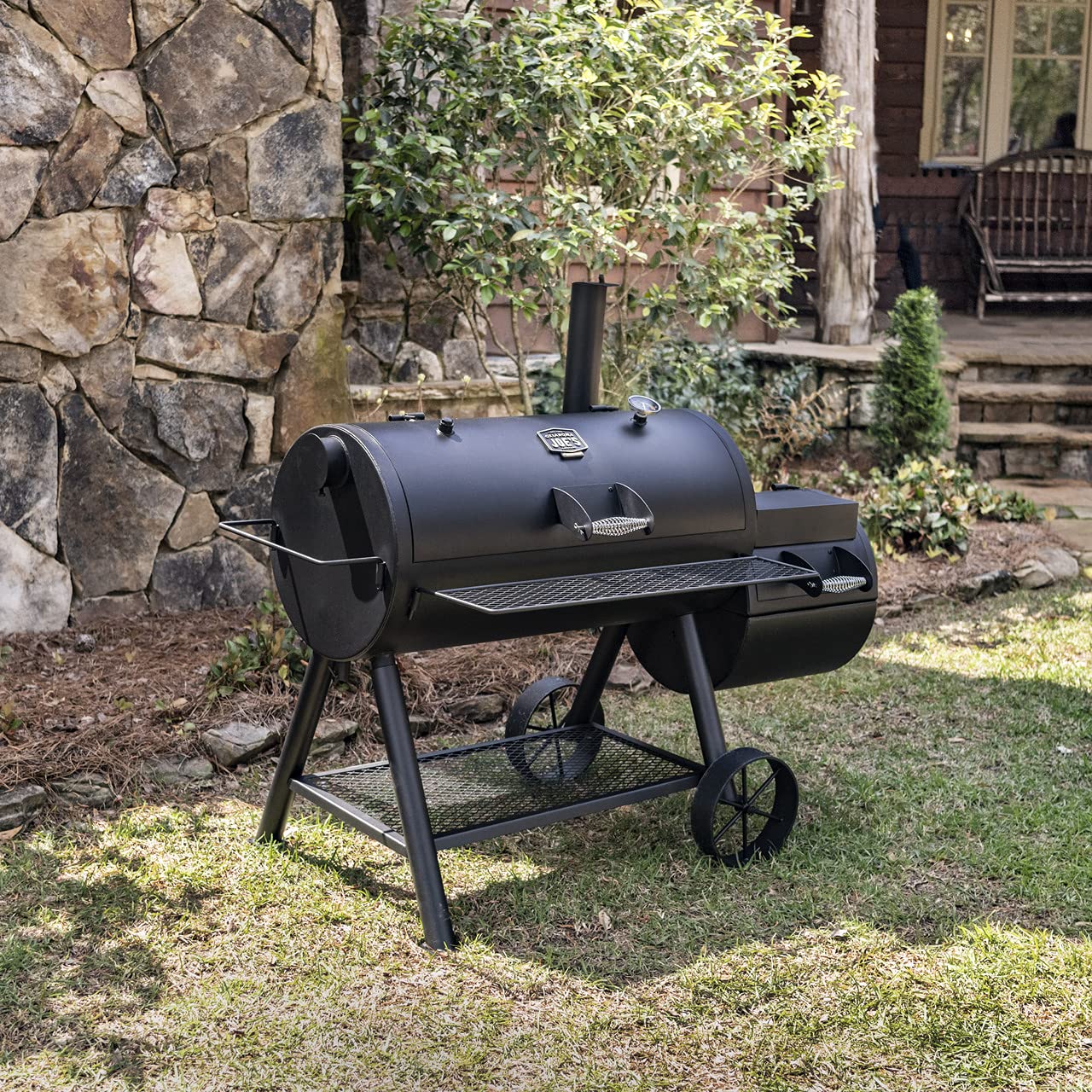 Oklahoma Joe's Reverse Flow Longhorn Offset Smoker - 17202053