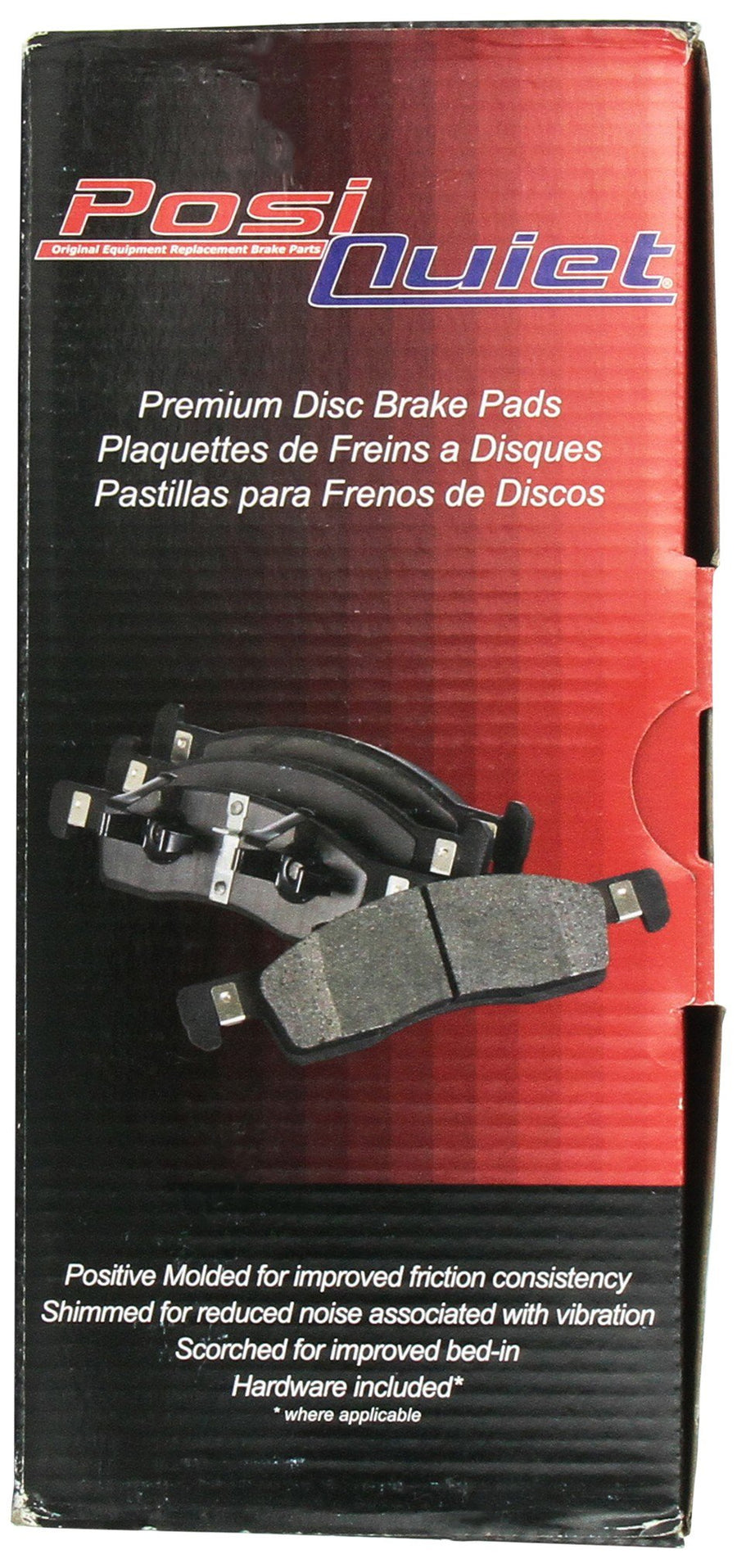 Centric Posi Quiet 105.08040 Premium Ceramic Front Disc Brake Pad Set for Select 1999-2004 Ford Mustang Model Years