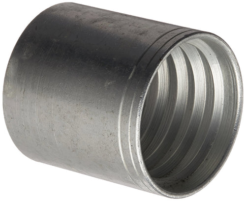 Gates GlobalSpiral 10GS1F-2 Couplings, GS Ferrule for Wire Braid Hose, Zinc Plated Carbon Steel, 1.40", 5/8" ID