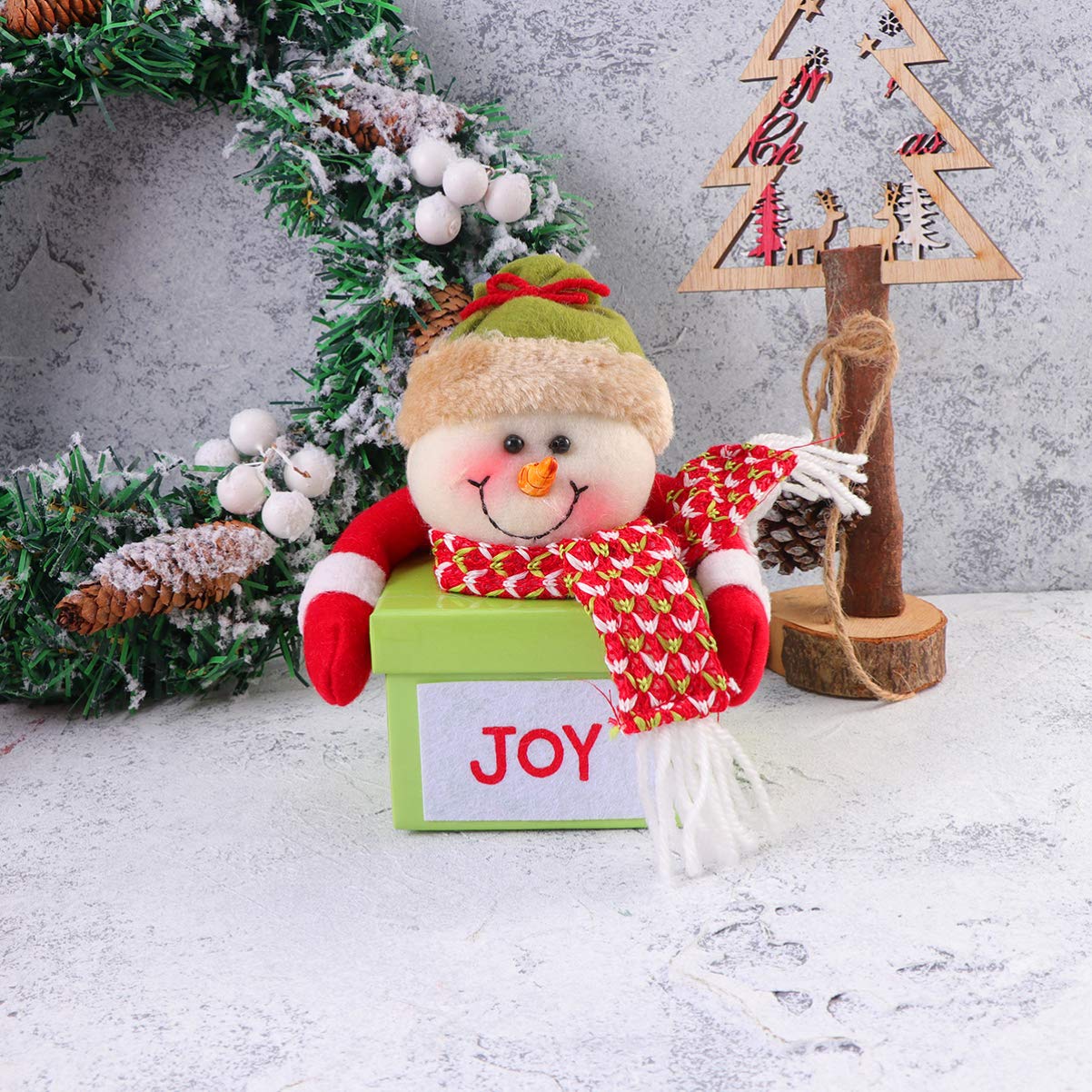 Christmas Candy Box Holibanna Christmas Snowman Gift Box Christmas Eve Party Bags