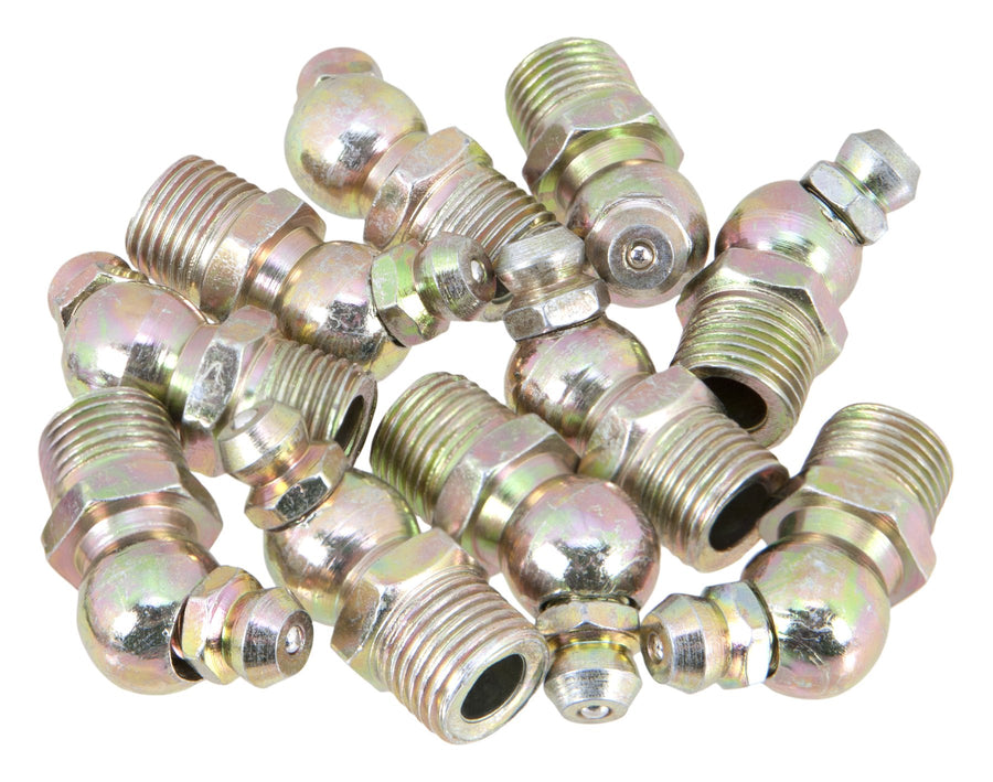 W54242 Performance Tool 1/8-Inch NPT 45 Grease Fitting, (Pack of 10)