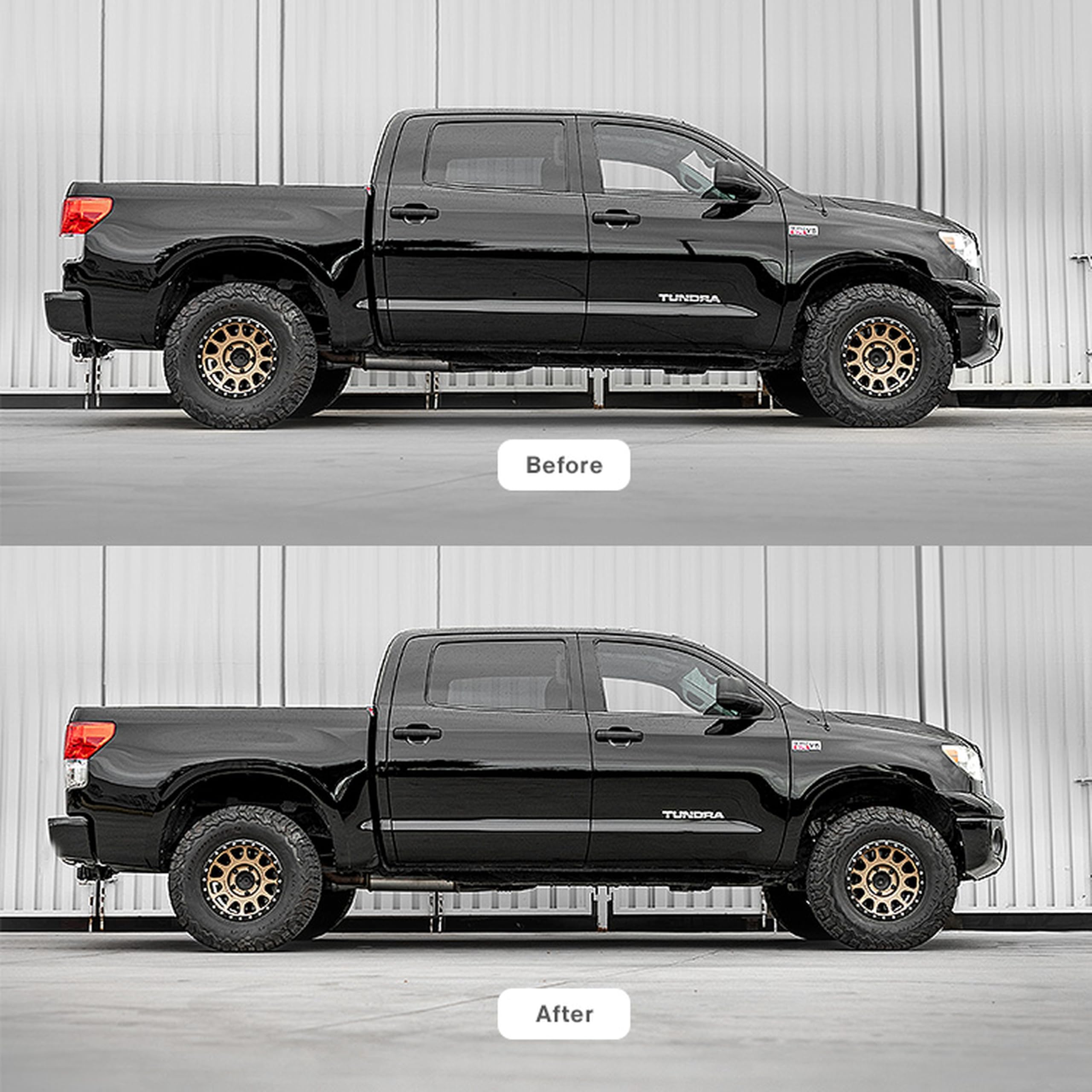 2" Lift Kit, DOMINATOR SUSPENSION: 6061-T6 Billet Aluminum, Red Anodized, Compatible with 2WD/4WD 2007-2021 Toyota Tundra (Excludes TRD)