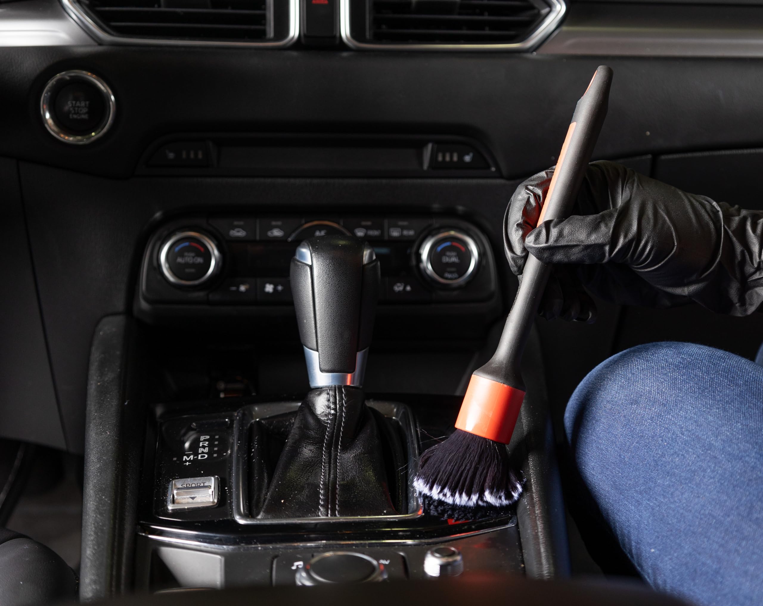 Maxshine Ultra Soft Large Universal Red ESS Detailing Brush – Professional Brush for Interior, Exterior, Leather Seats, Engine Bay & Wheels – Ever So Soft Premium Detailing Tool