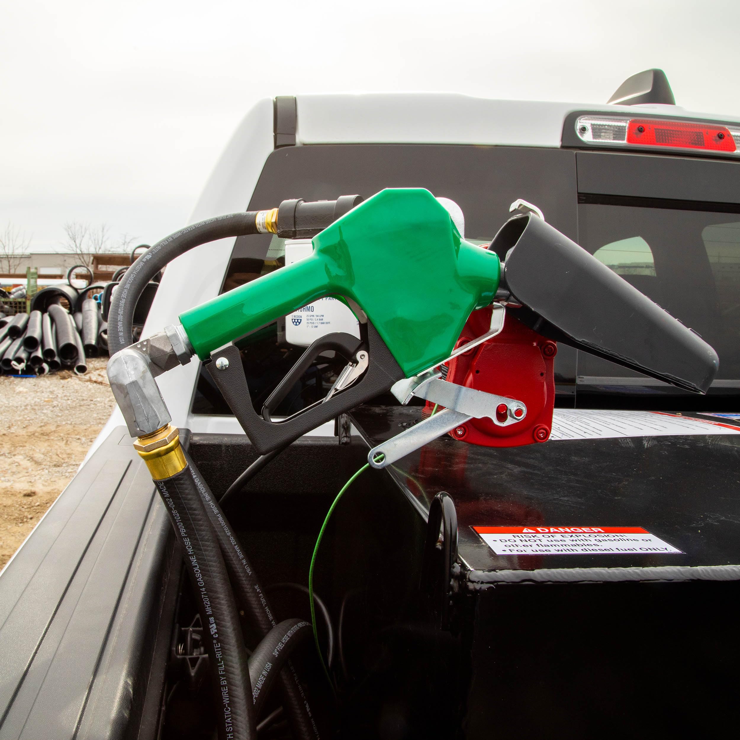 Fill-Rite ¾" SDN075GAN Automatic Standard Duty Fuel Transfer Nozzle, Green - 3 to 15 GPM for Gasoline, Diesel, Biodiesel up to B20, E15 & Kerosene