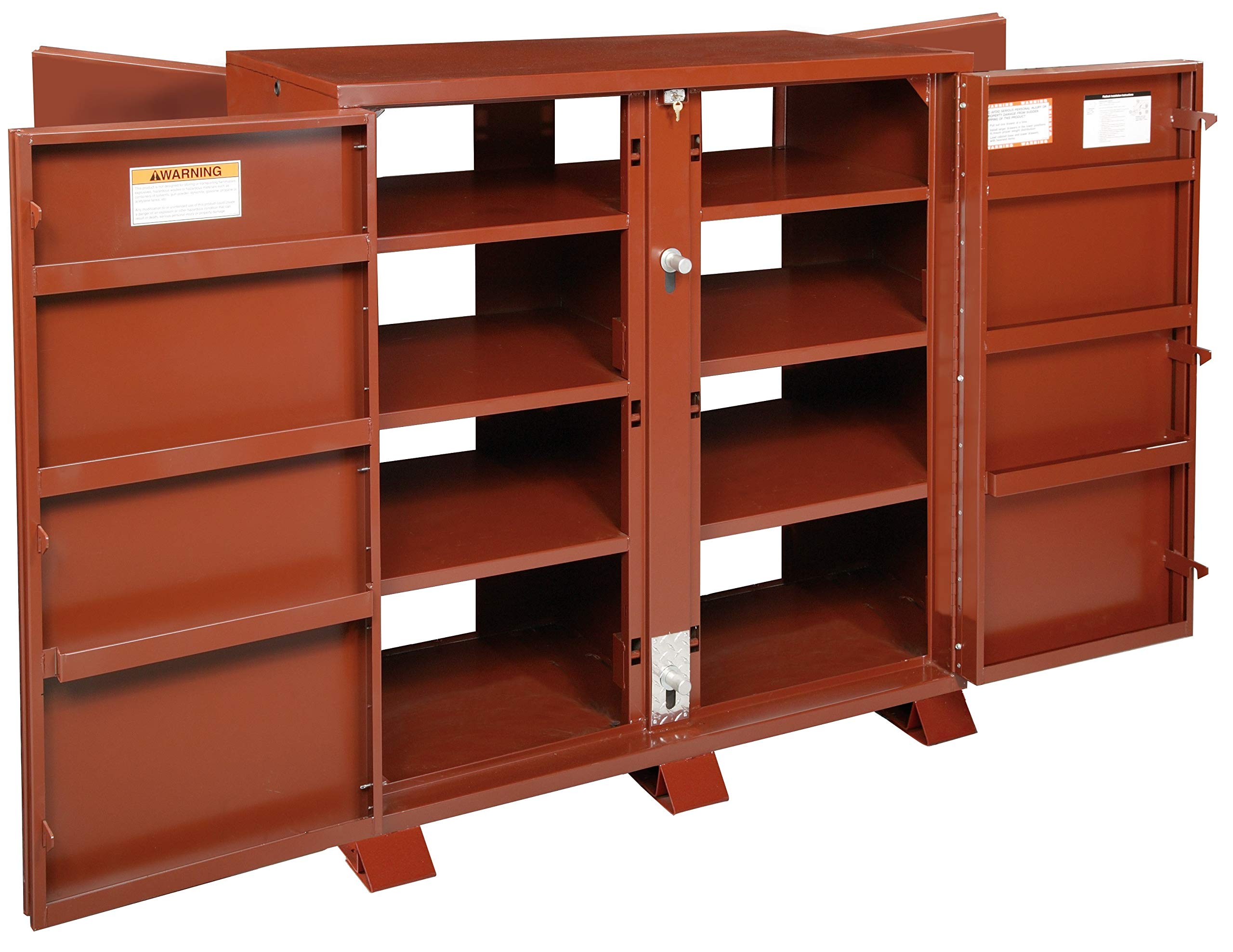 32" Deep JOBOX Heavy-Duty Four Door Cabinet 1-695990