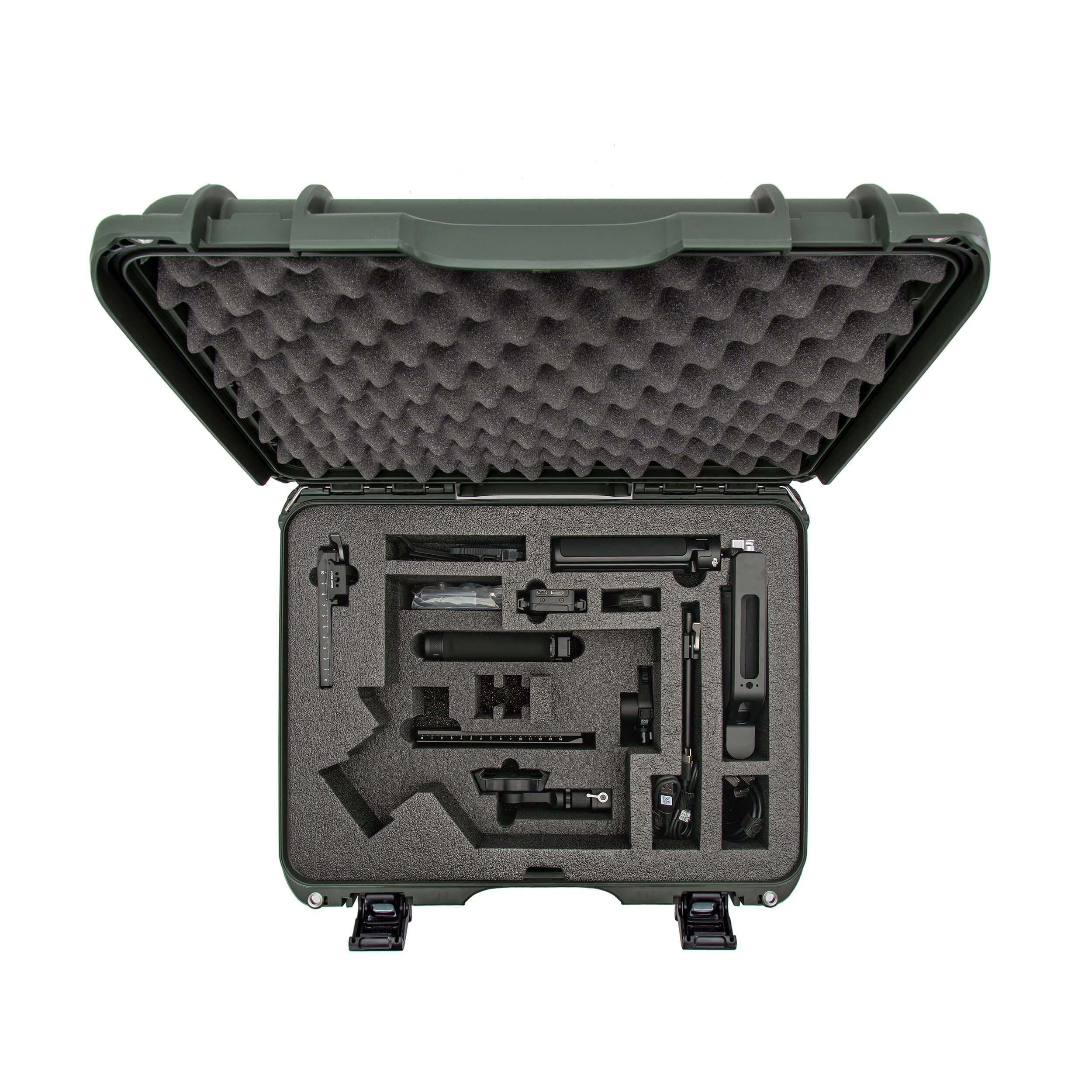 Waterproof Nanuk 930 Hard Case with Custom Insert for The DJI Ronin S3, S3 Combo, S3 PRO, S3 PRO Combo - Olive (930S-080OL-0A0-C0634)