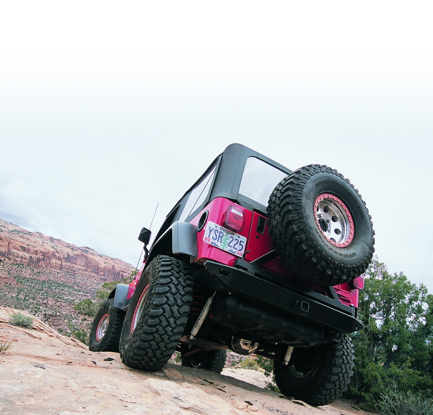 Rock Crawler WARN 61857 Rear Bumper for Jeep Wrangler YJ (1987-1995)