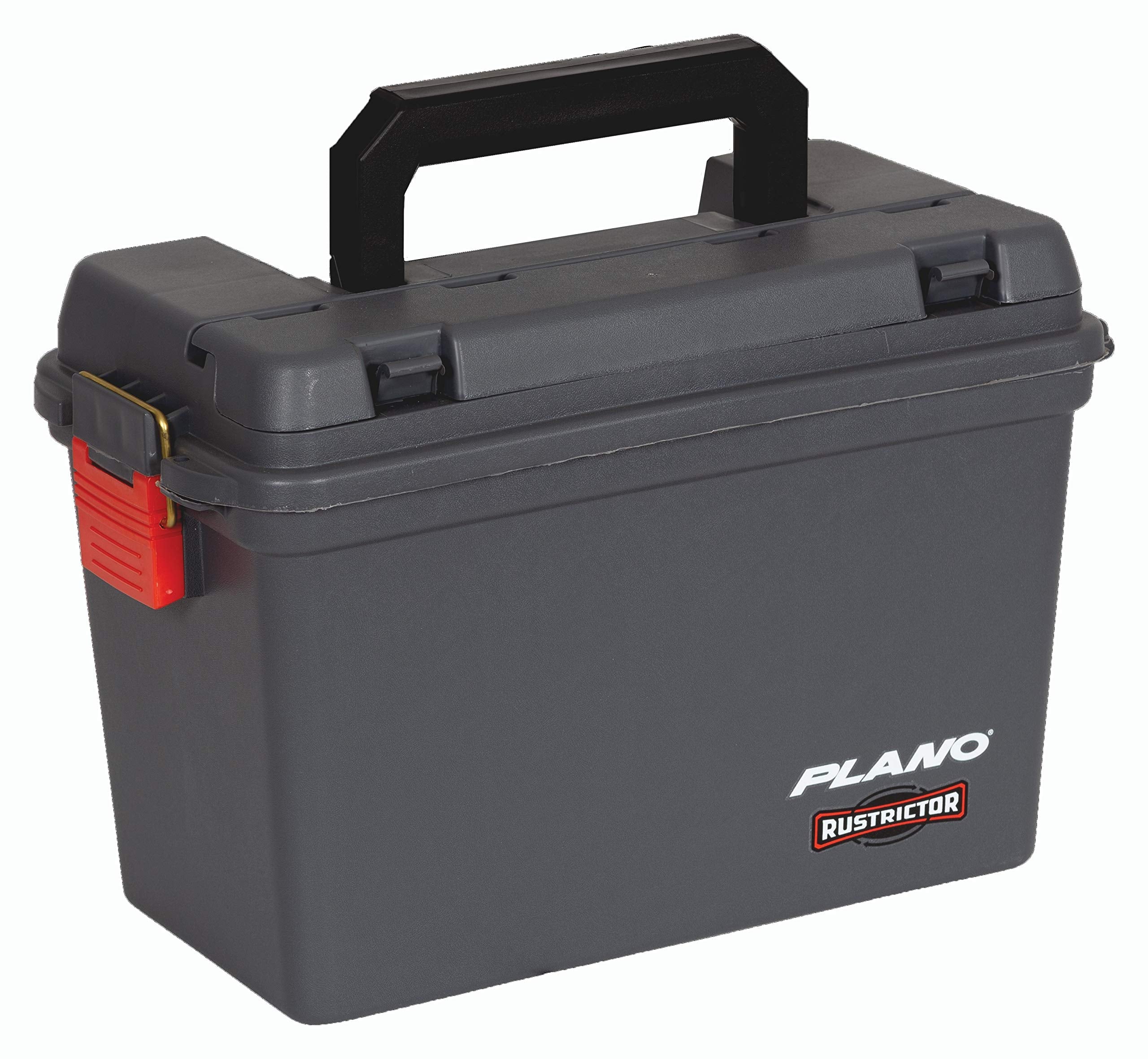 Plano Rustrictor PLA1613R Gun Case Large Grey Black w/Tray