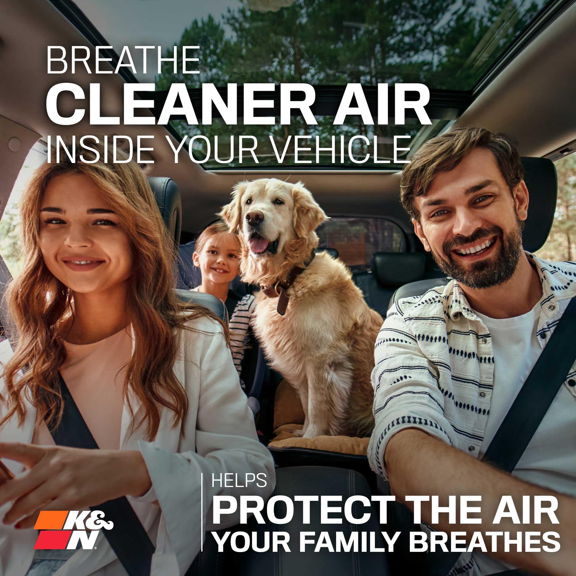Cabin Air Filter K&N LIFETIME: Premium, Washable, Clean Air for your Cabin: Compatible with 2015-2023 Mercedes Benz: (See Product Description for Select Models) VF2066