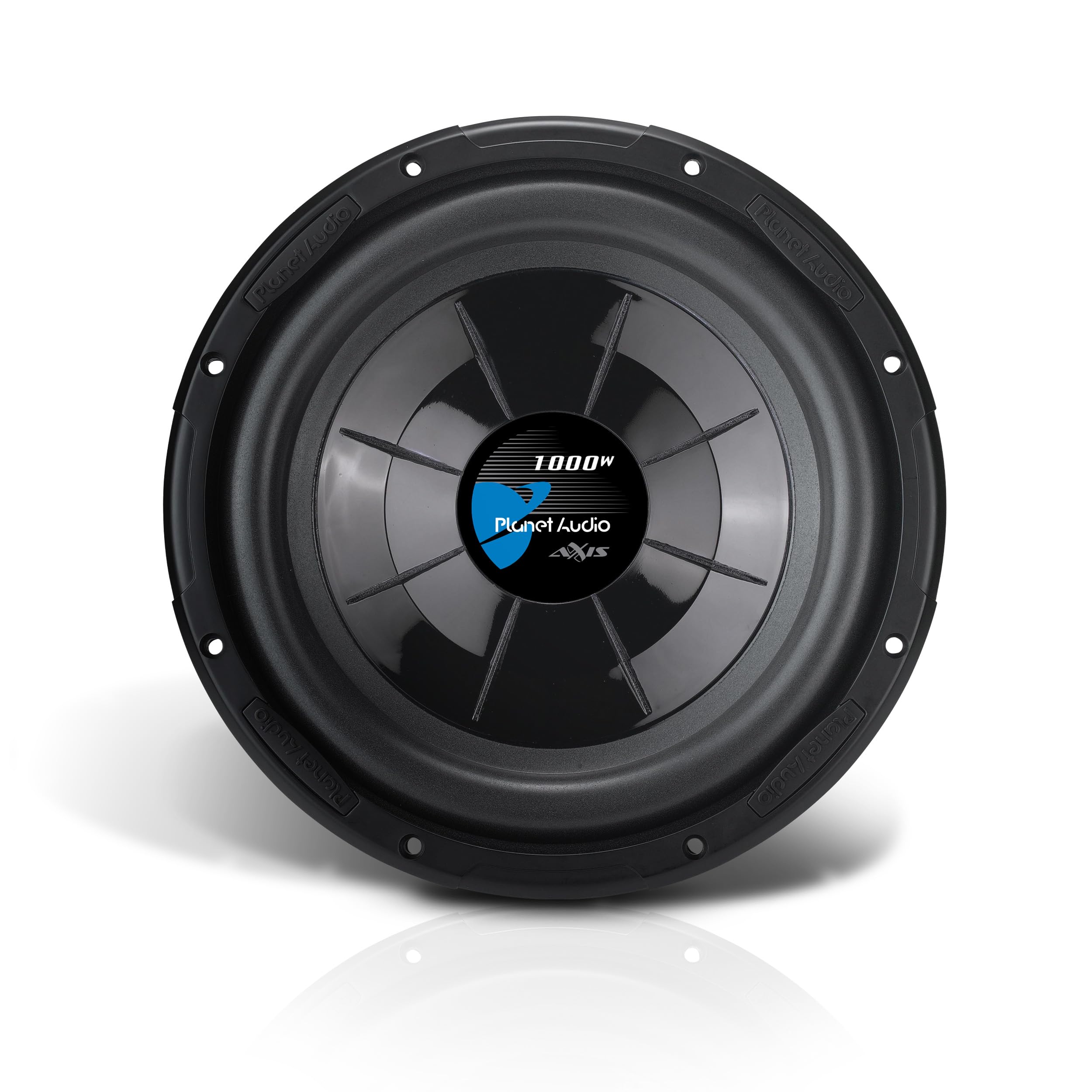 12 Inch Planet Audio PX12 Axis Series Car Subwoofer - 1000 Watts Max, Single 4 Ohm Voice Coil, Sold Individually, Hook Up to Amp