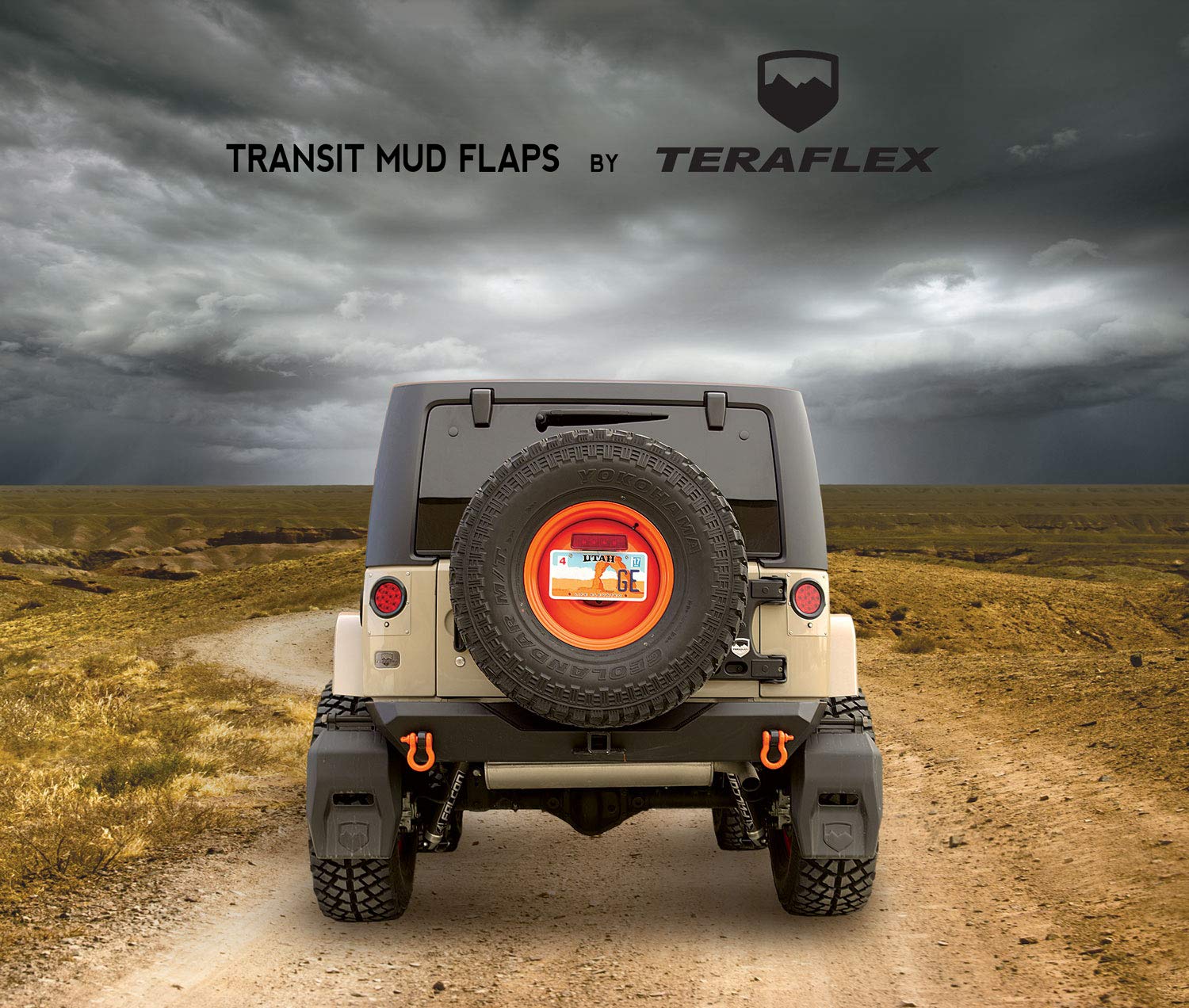 TeraFlex JK Transit Mud Flap Kit 4808500, 1 Pack