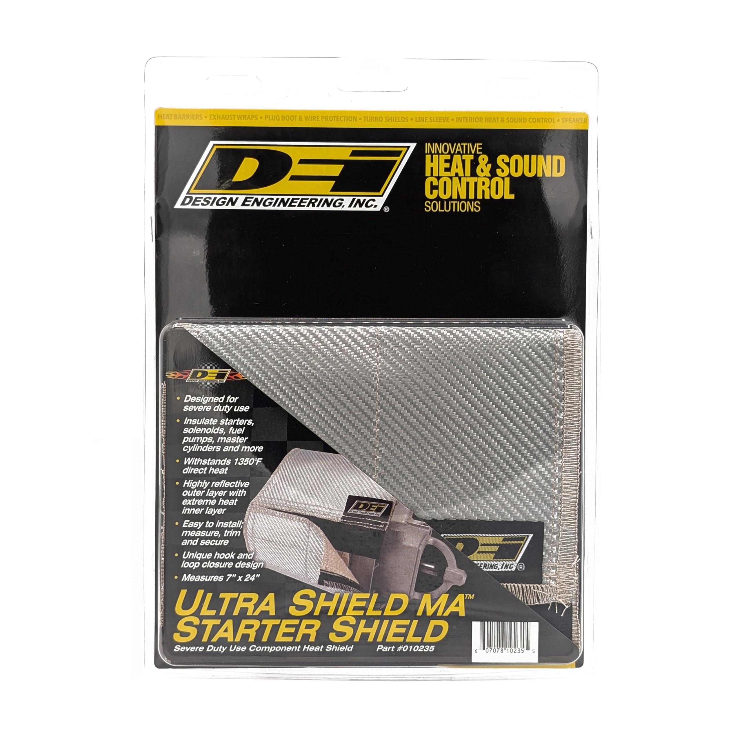 Ultra 47 Design Engineering 010235 Starter Shield for Extreme High Heat, 7" x 2'