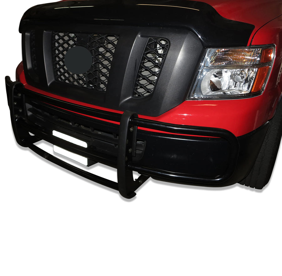 SPARTAN Black Horse Grille brush Bumper Guard Modular Black Compatible with 12-25 NV1500|2012-2025 Nissan NV2500|2012-2025 Nissan NV3500-17NINVMA