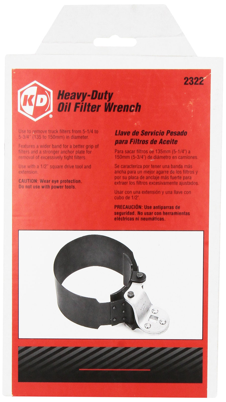 Heavy Duty GEARWRENCH Oil Filter Wrench | 5-1/4" to 5-3/4" | 2322D