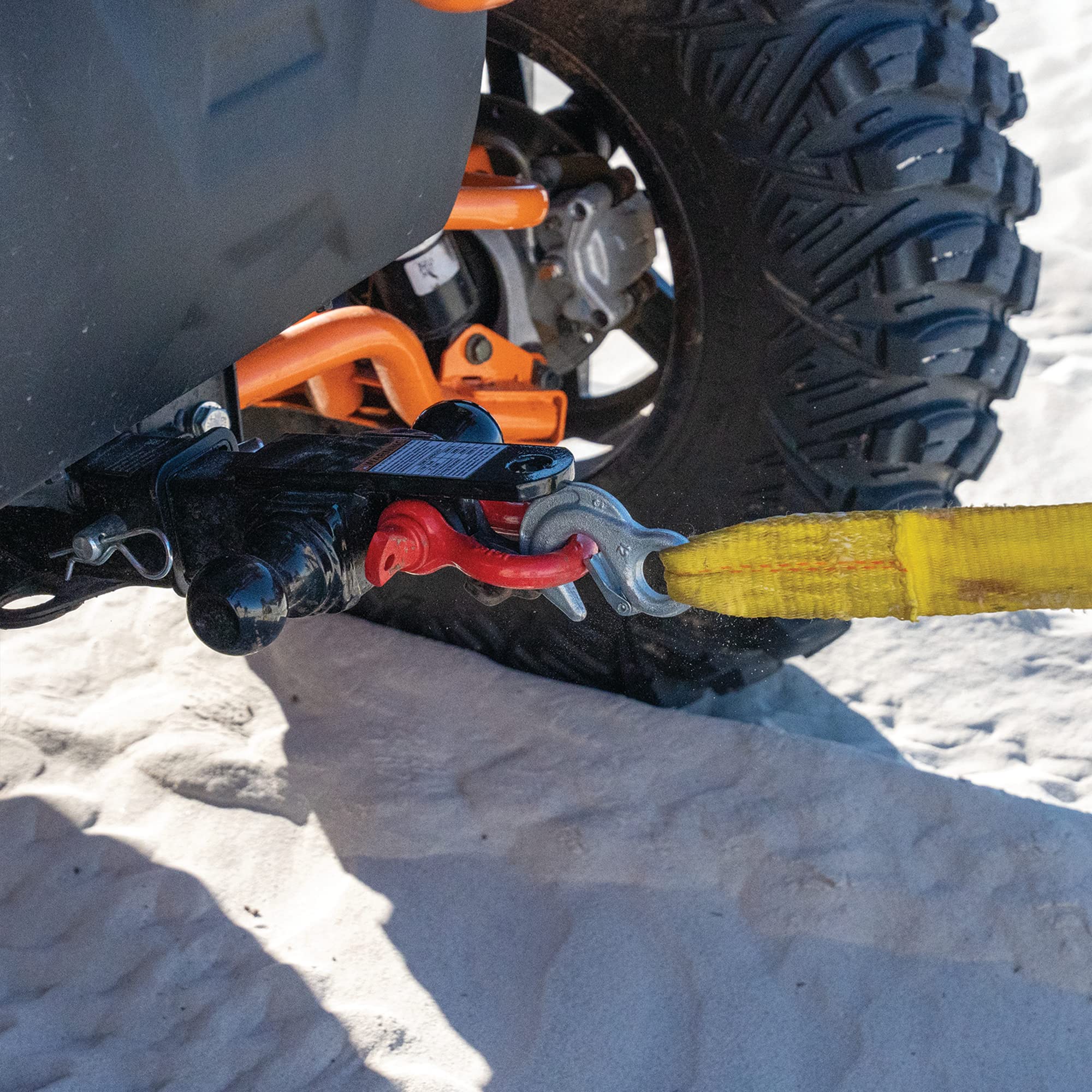 Tek ATV/UTV Elite 4-Way Hitch 1/7/8", 2" Ball mounts | Pin Pull | Towing Shackle
