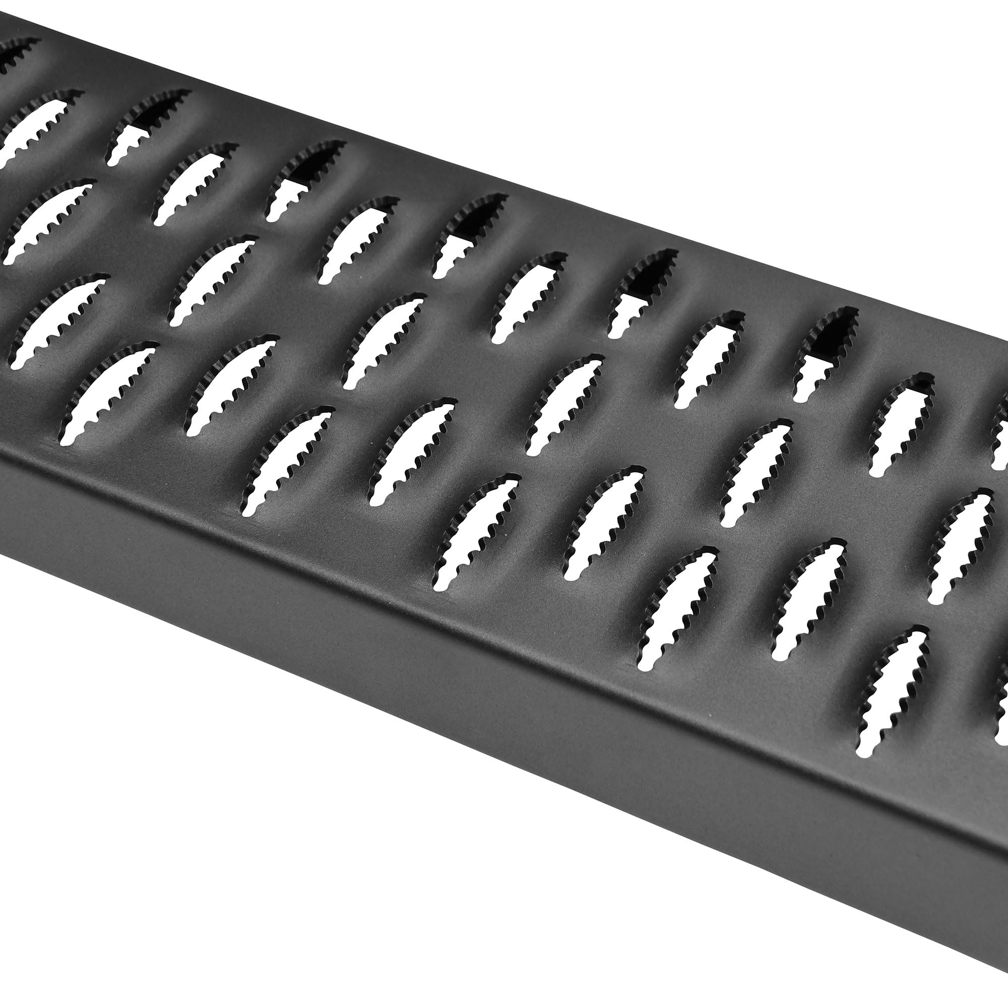 27-74745 Westin Grate Steps Running Boards 90 in. Textured Black Pair (Required Mounting Kit Sold Separately)