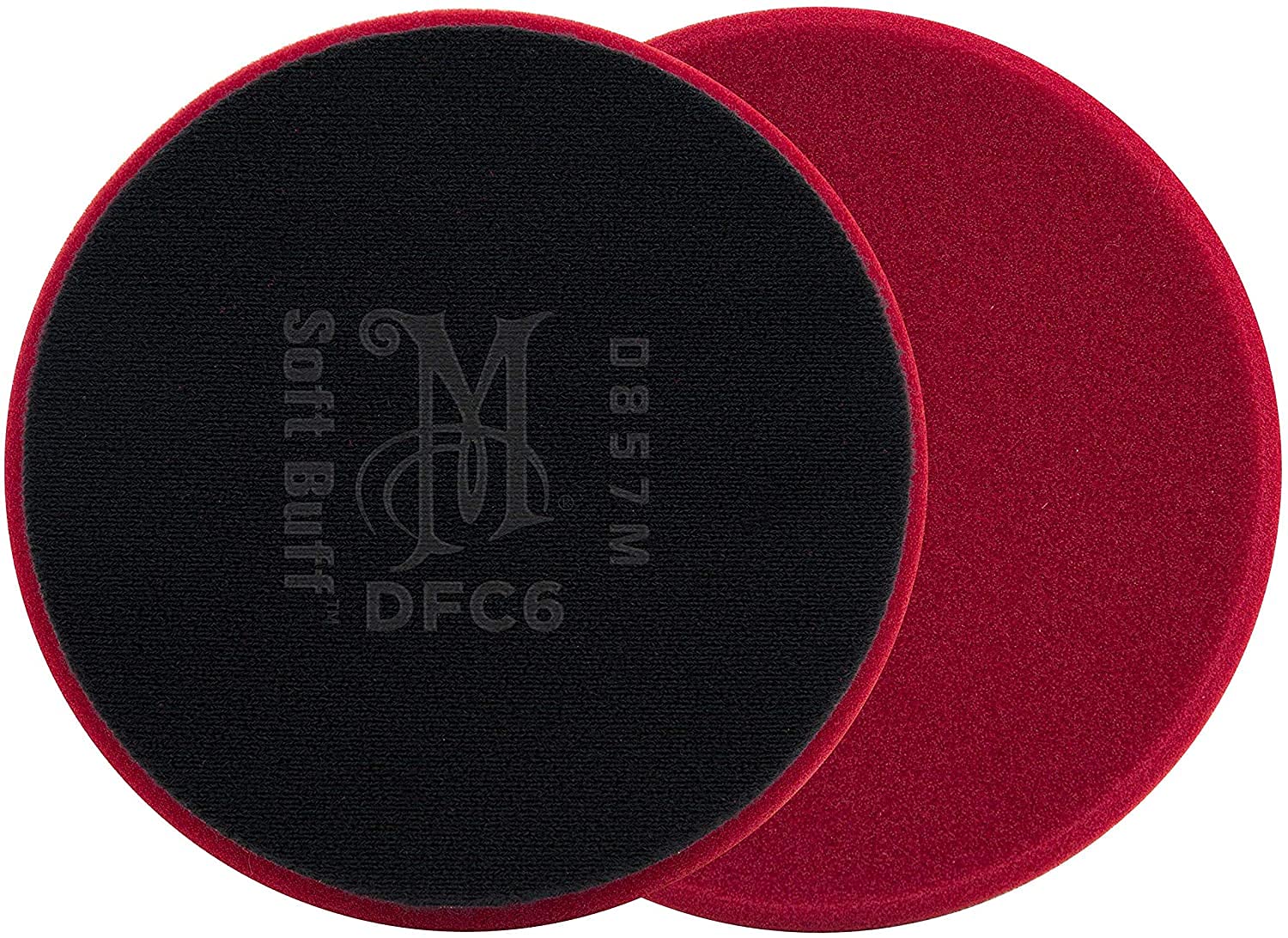 6” Meguiar's Soft Buff DA Foam Cutting Disc DFC6 - Hook and Loop Pad for Use with a 6” DA Backing Plate, Dual Action Polisher, and Compound for Paint Defect Removal