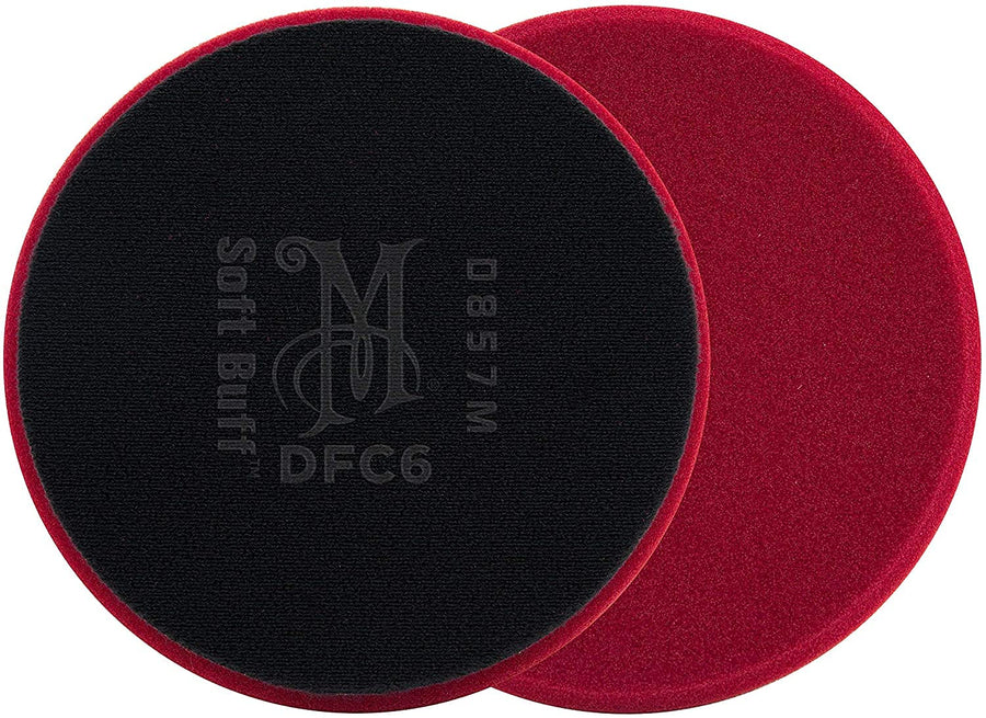6” Meguiar's Soft Buff DA Foam Cutting Disc DFC6 - Hook and Loop Pad for Use with a 6” DA Backing Plate, Dual Action Polisher, and Compound for Paint Defect Removal