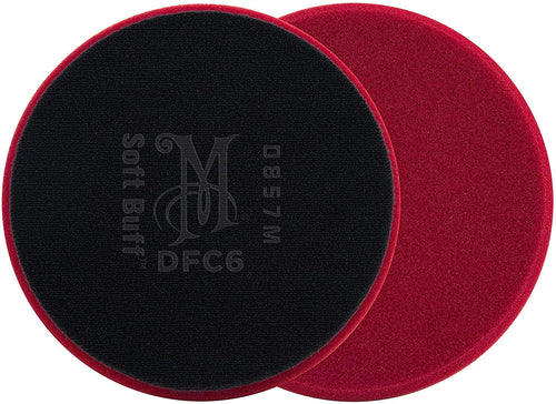 6” Meguiar's Soft Buff DA Foam Cutting Disc DFC6 - Hook and Loop Pad for Use with a 6” DA Backing Plate, Dual Action Polisher, and Compound for Paint Defect Removal