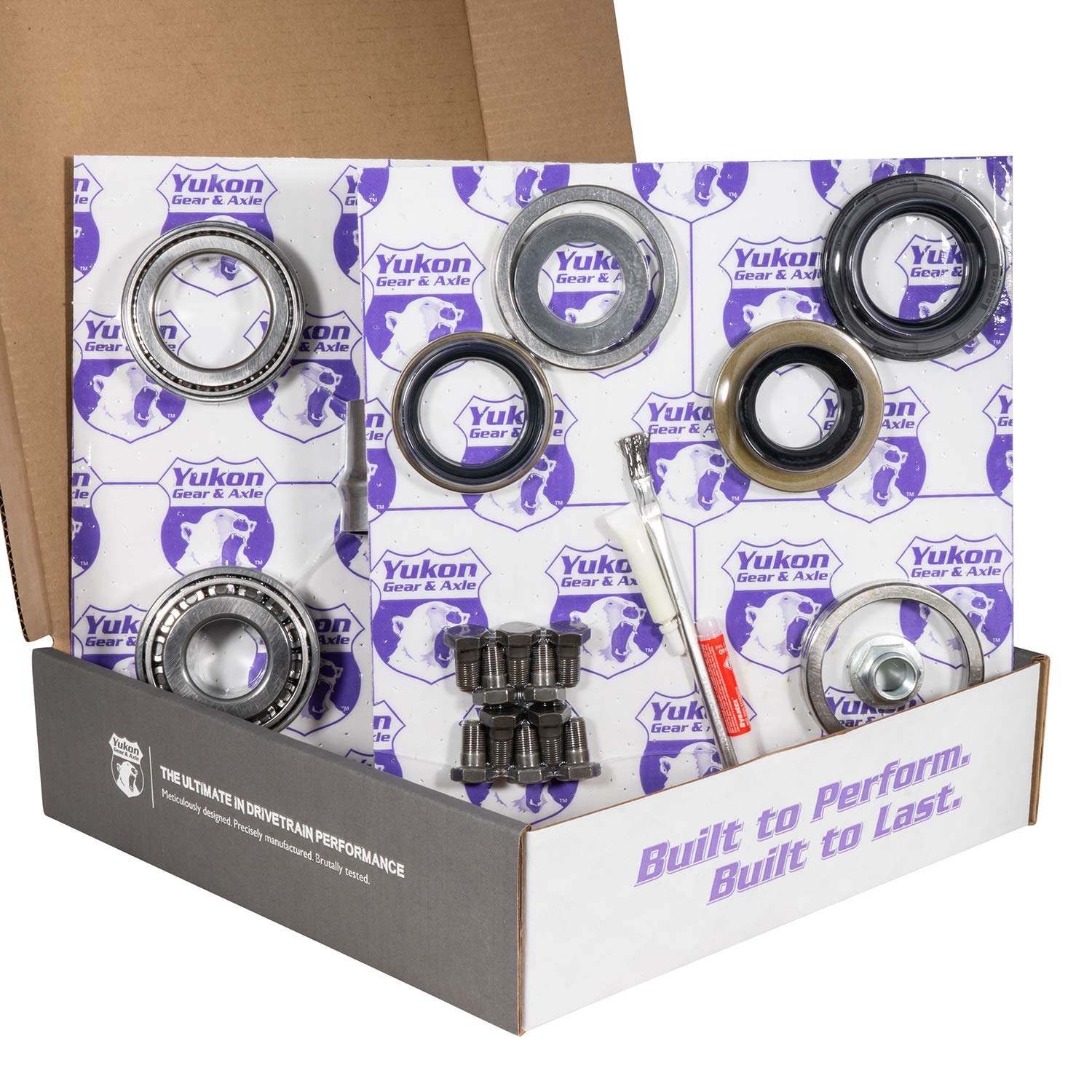Front & Rear Ring & Pinion Gear Kit Package with Install Kits - Toyota 8.4/7.5R
