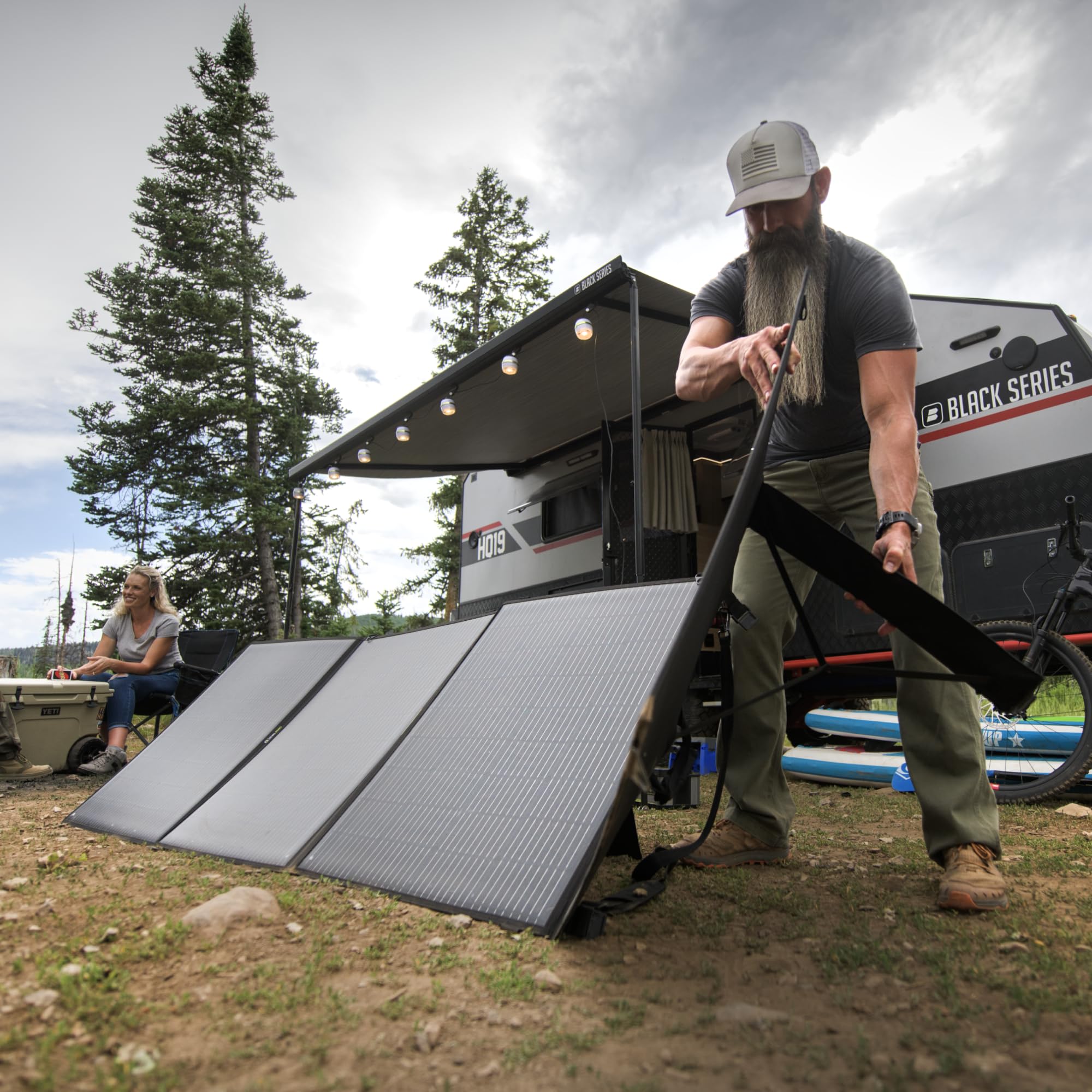 400-Watt Goal Zero Nomad Solar Panel, Folding Solar-Panel Charger with Kickstand, Portable Solar Power