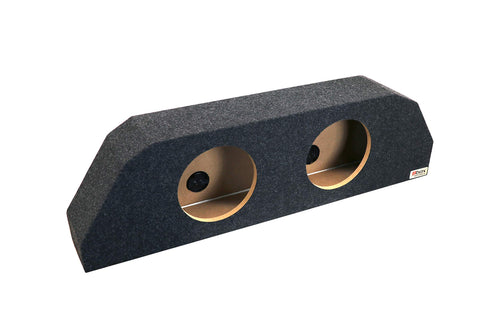 Bbox 10" Dual Sealed Carpeted Subwoofer Enclosure - Fits 2010-2015 Chevrolet Camaro - Subwoofer Box Improves Audio Quality, Sound & Bass