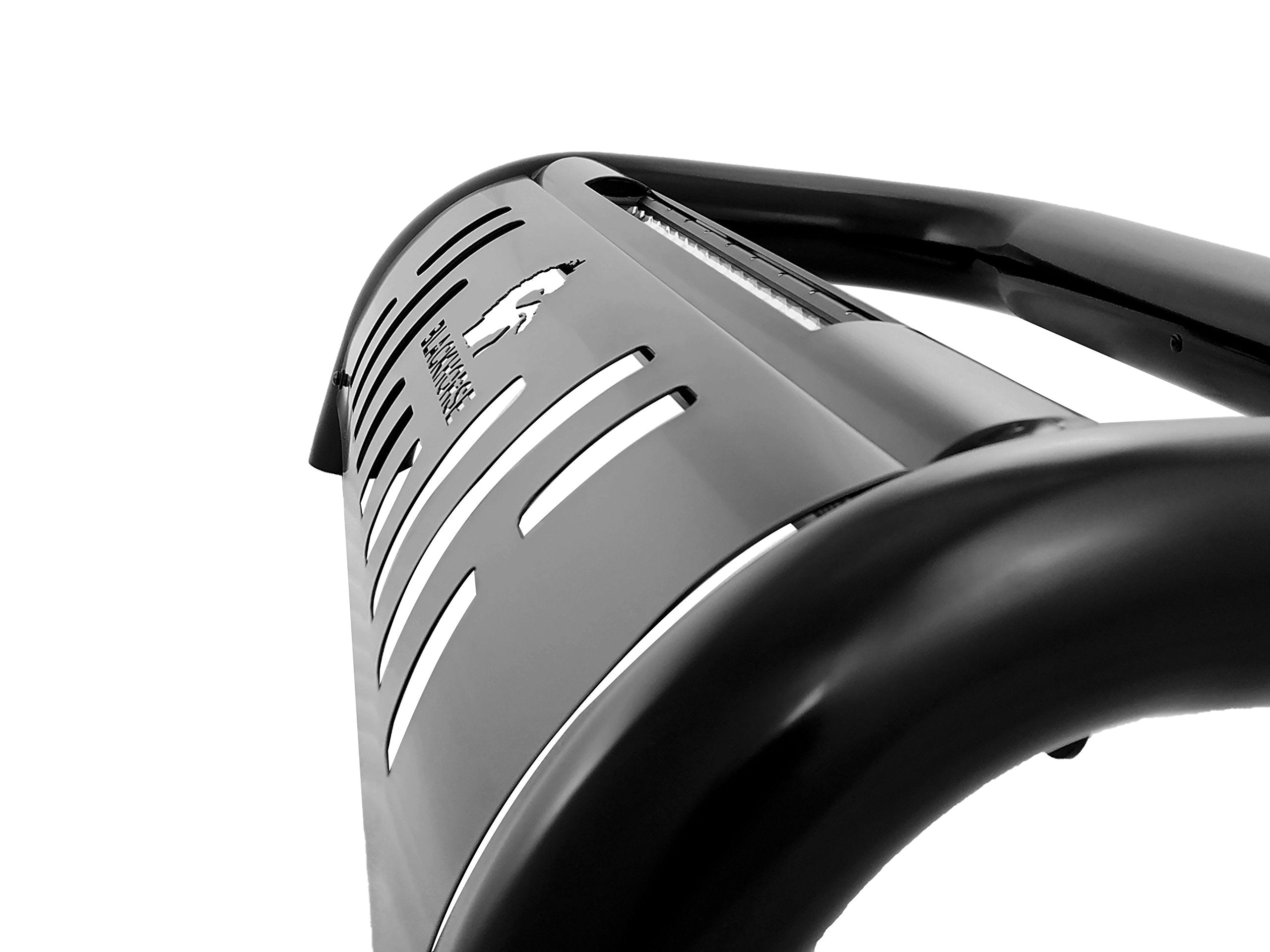 Beacon Black Horse Bull Bar Skid Plate Compatible with 2007-2009 Chrysler Aspen|2004-2009 Dodge Durango-BE-DODUB