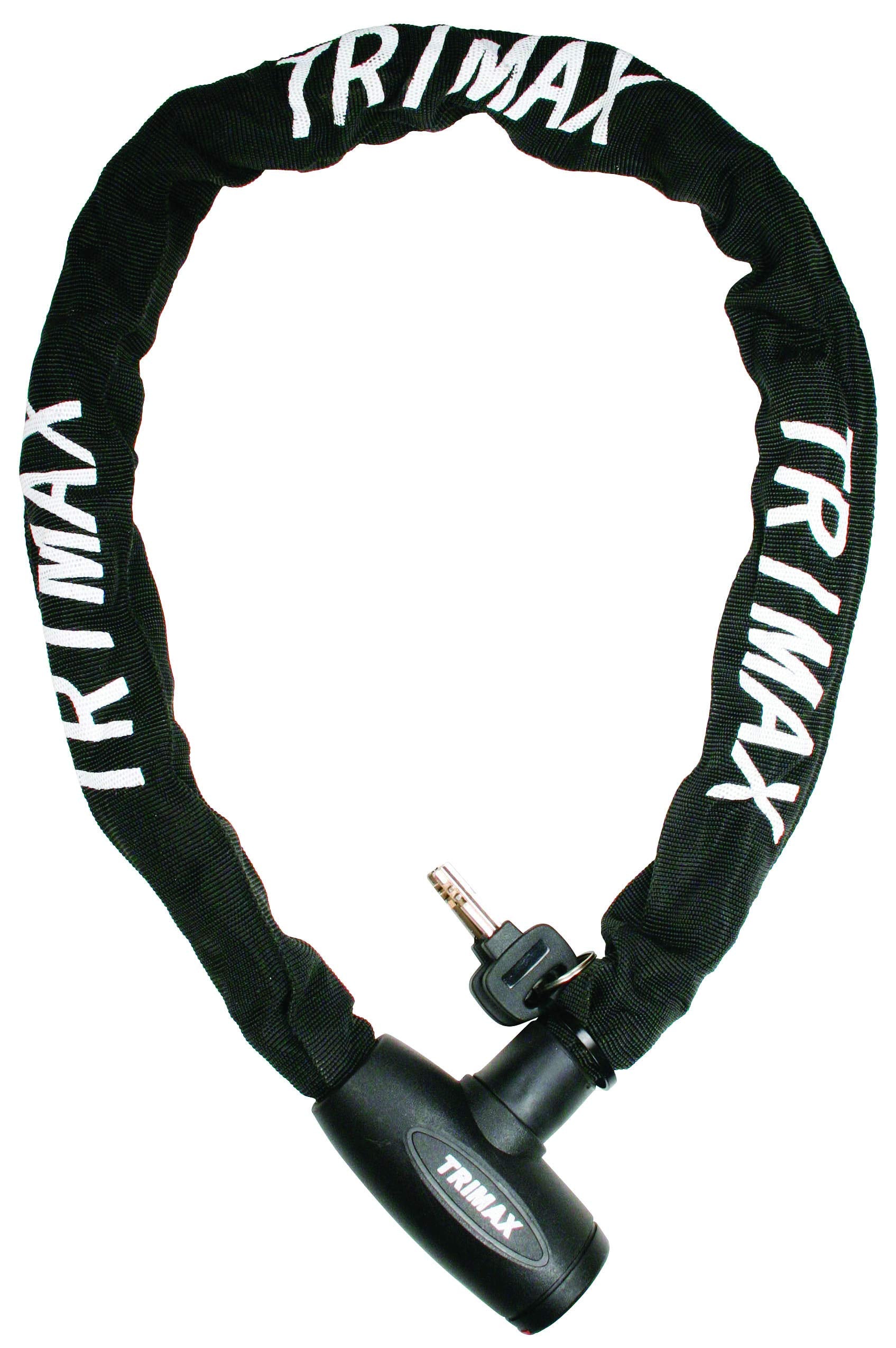 Trimax Integrated Lock & THEX1036 Super Chain - 10mm Links x 36" Length