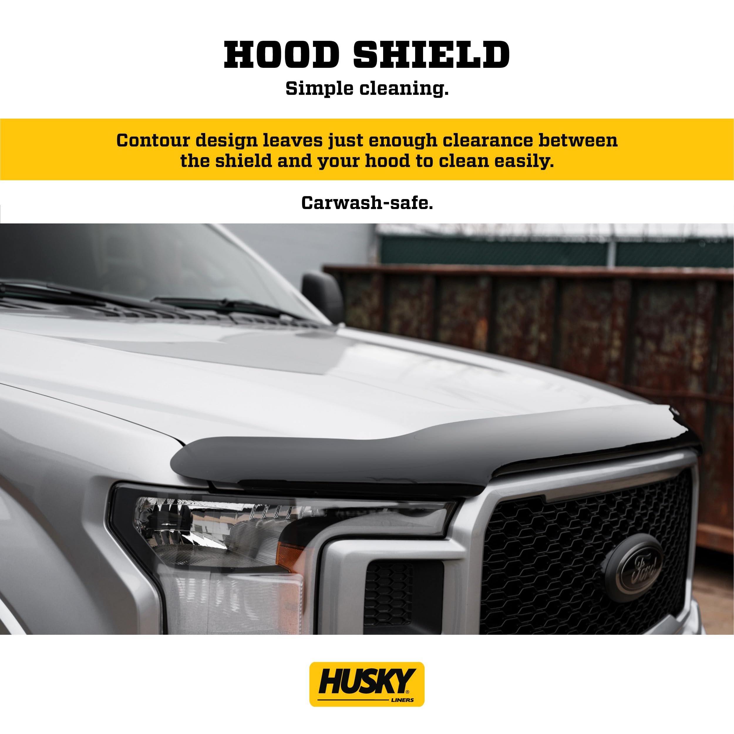 Husky Liners Hood Protector | High Profile/Bug Shield Fits 2023-2025 Honda CR-V - 1 pc., Smoke | 2815104
