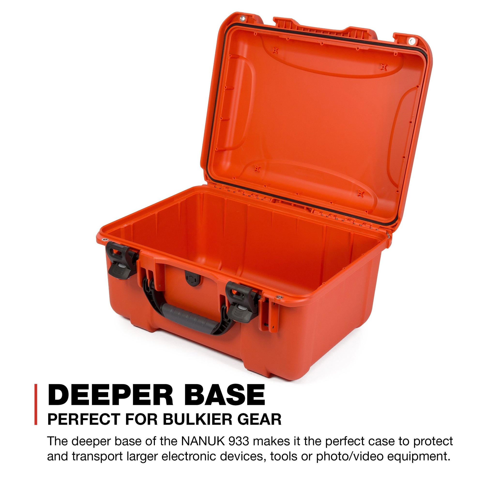 Waterproof Nanuk Hard Case Empty - Orange 933