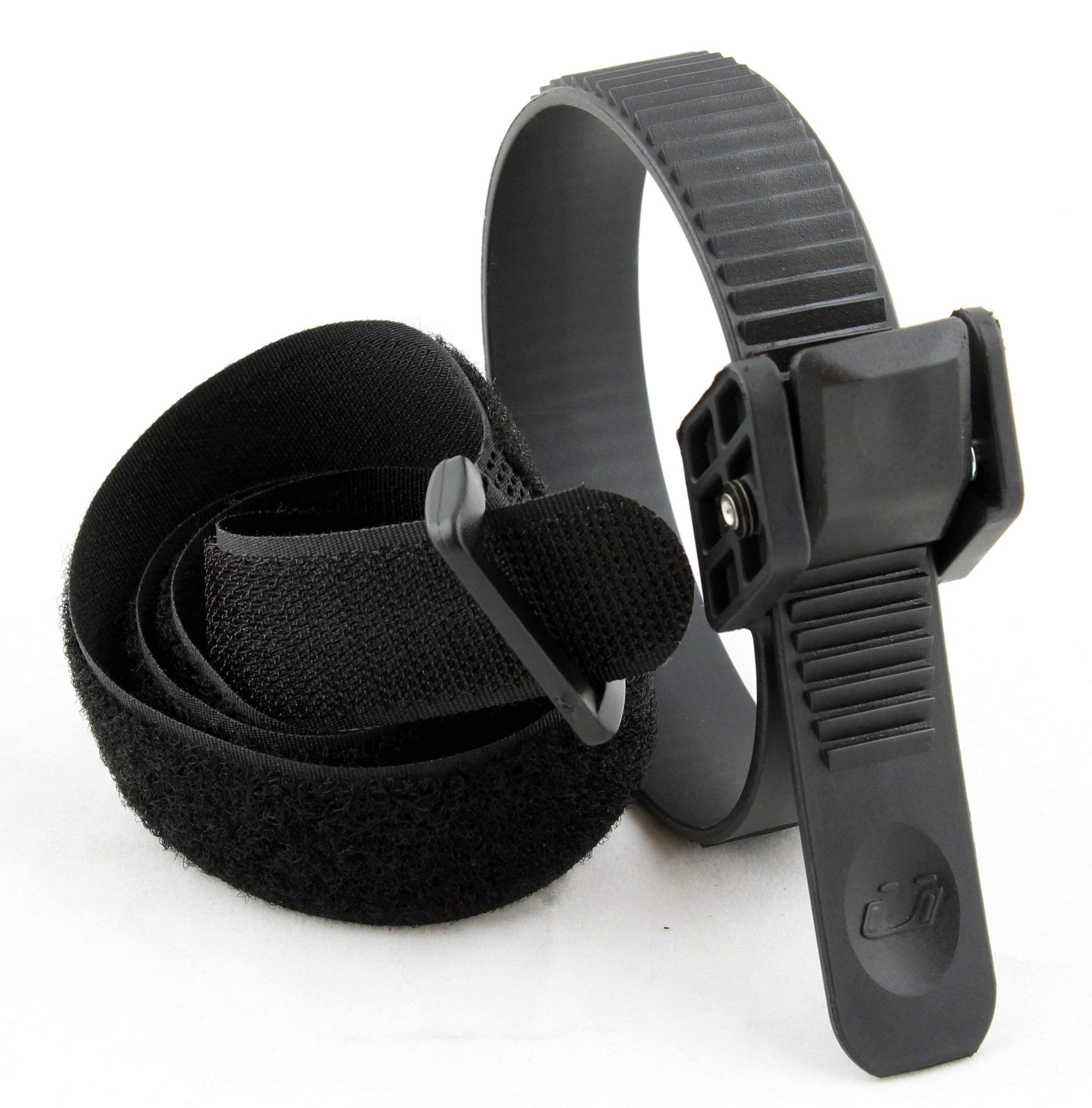Kuat Bike Phat Kit, Includes Rear Tire Strap Extender & Front Tire Strap, Black
