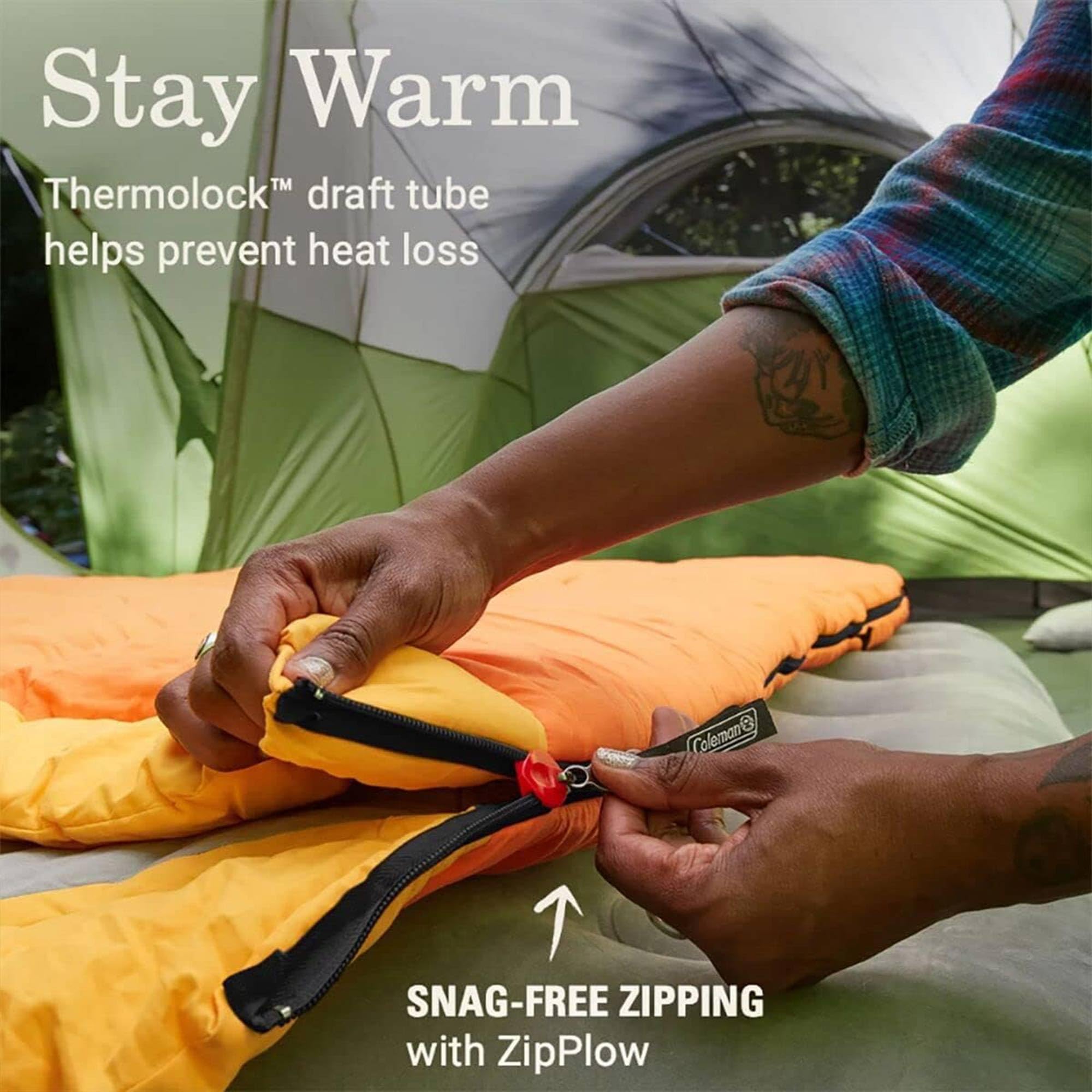 Arch Bay Coleman 15F BT Sleeping Bag Daffodil C1