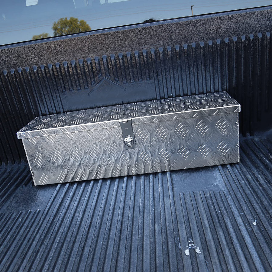 Heavy Duty Spec-D Tuning 31" Aluminum Tool Box Truck Pickup Trailer Underbody Storage + Handles