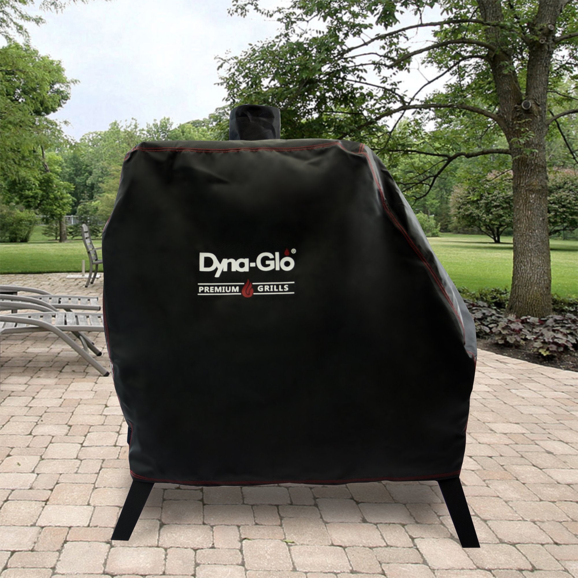 Dyna-Glo Premium DG1890CSC Vertical Offset Charcoal Smoker Cover Black