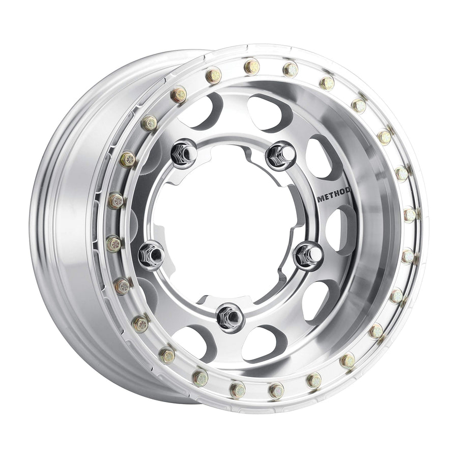 Buggy Method Race Wheels 103 Raw Machined 17x6.5" 5x205", 19mm offset 3" Backspace, MR10376519319B