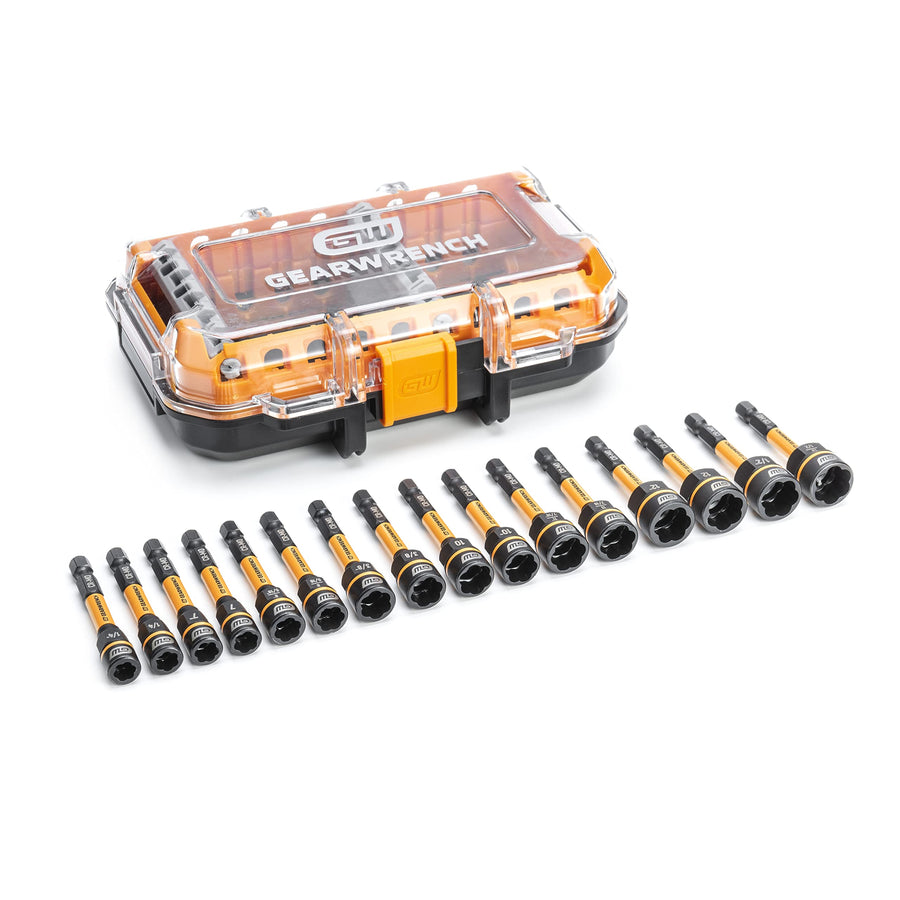 16 Pc. GEARWRENCH Bolt Biter Nut Extractor & Driver Set - 86171