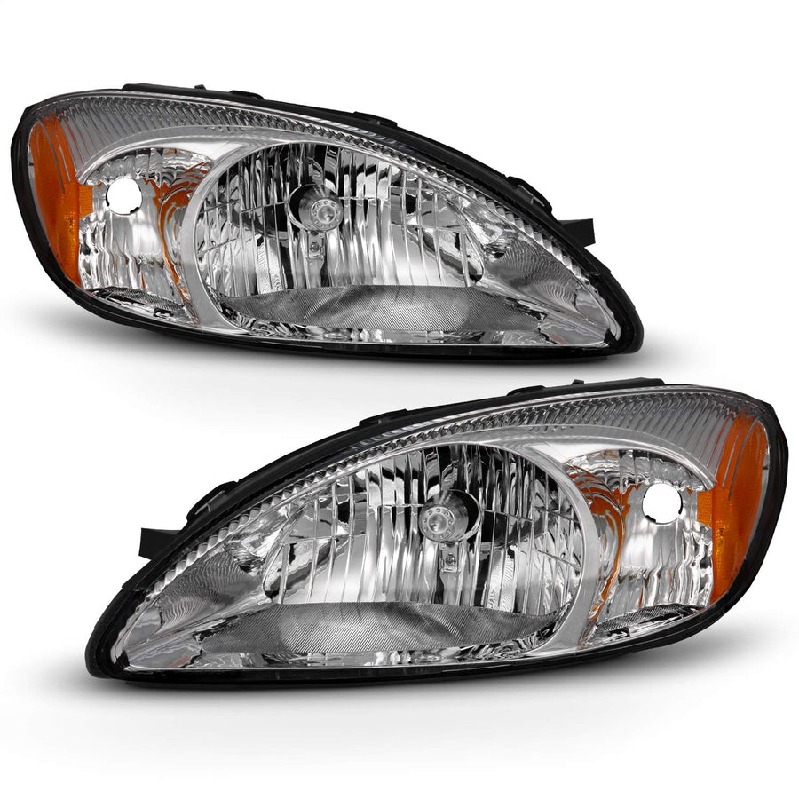Headlight Anzo 121554 Chrome Amber