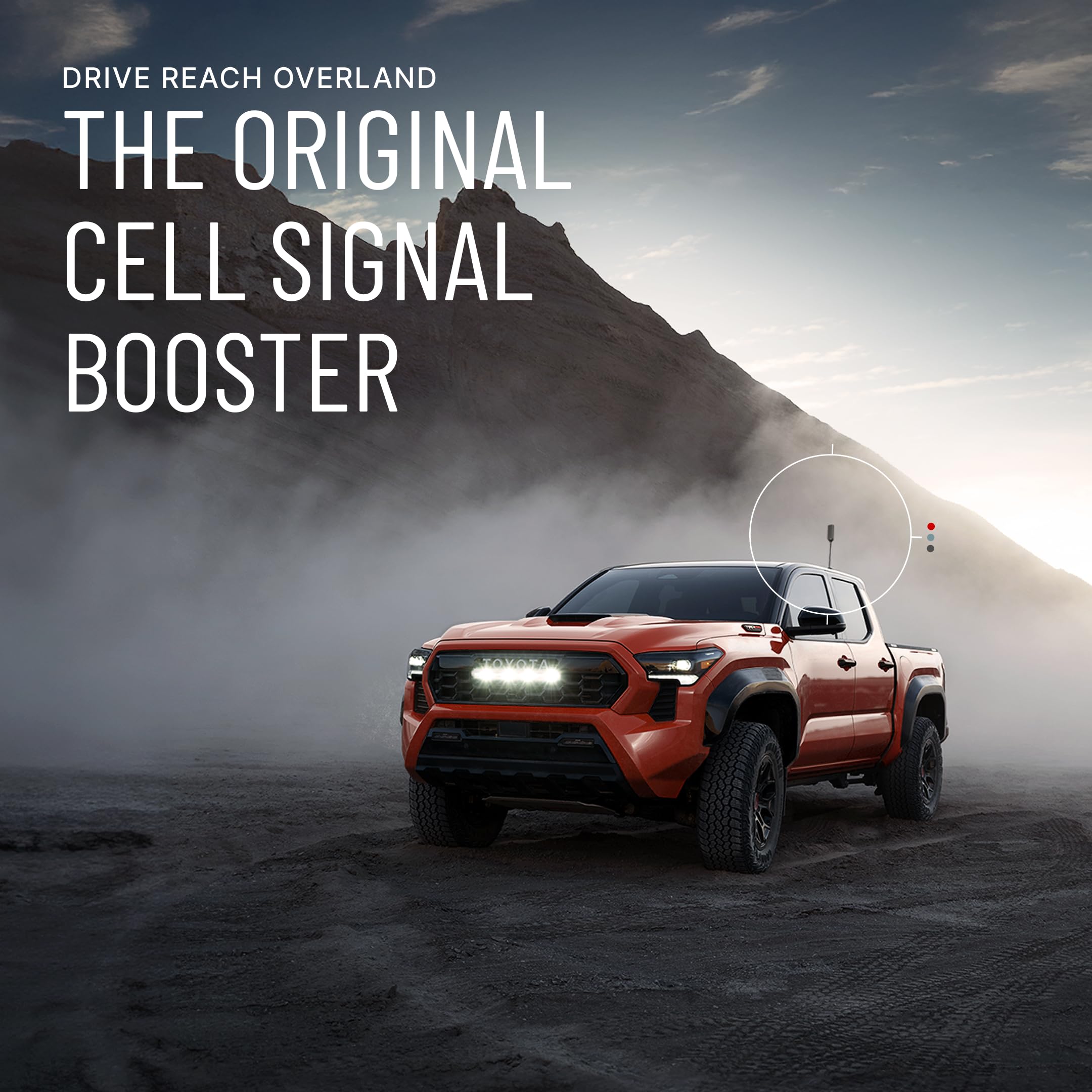 weBoost Drive Overland Reach - Cell Phone Signal Booster for Off Road Vehicles | Boosts 5G & 4G LTE for All U.S. Carriers - Verizon, AT&T, T-Mobile & More | Made in The U.S. | FCC Approved