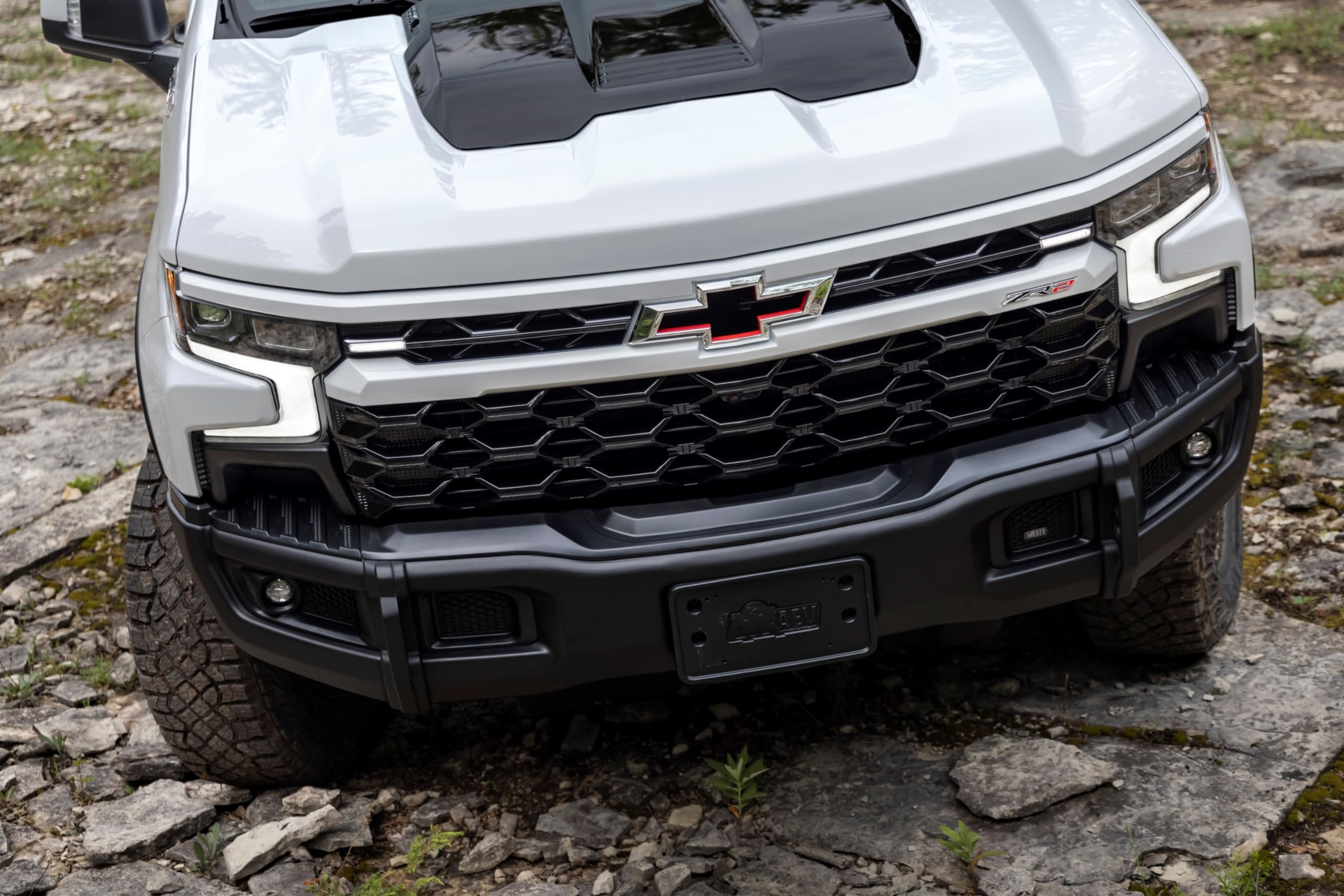 Winch Mount AEV Compatible with 2024+ Chevrolet Silverado 1500 ZR2 Bison & GMC Sierra 1500 AT4x AEV Edition