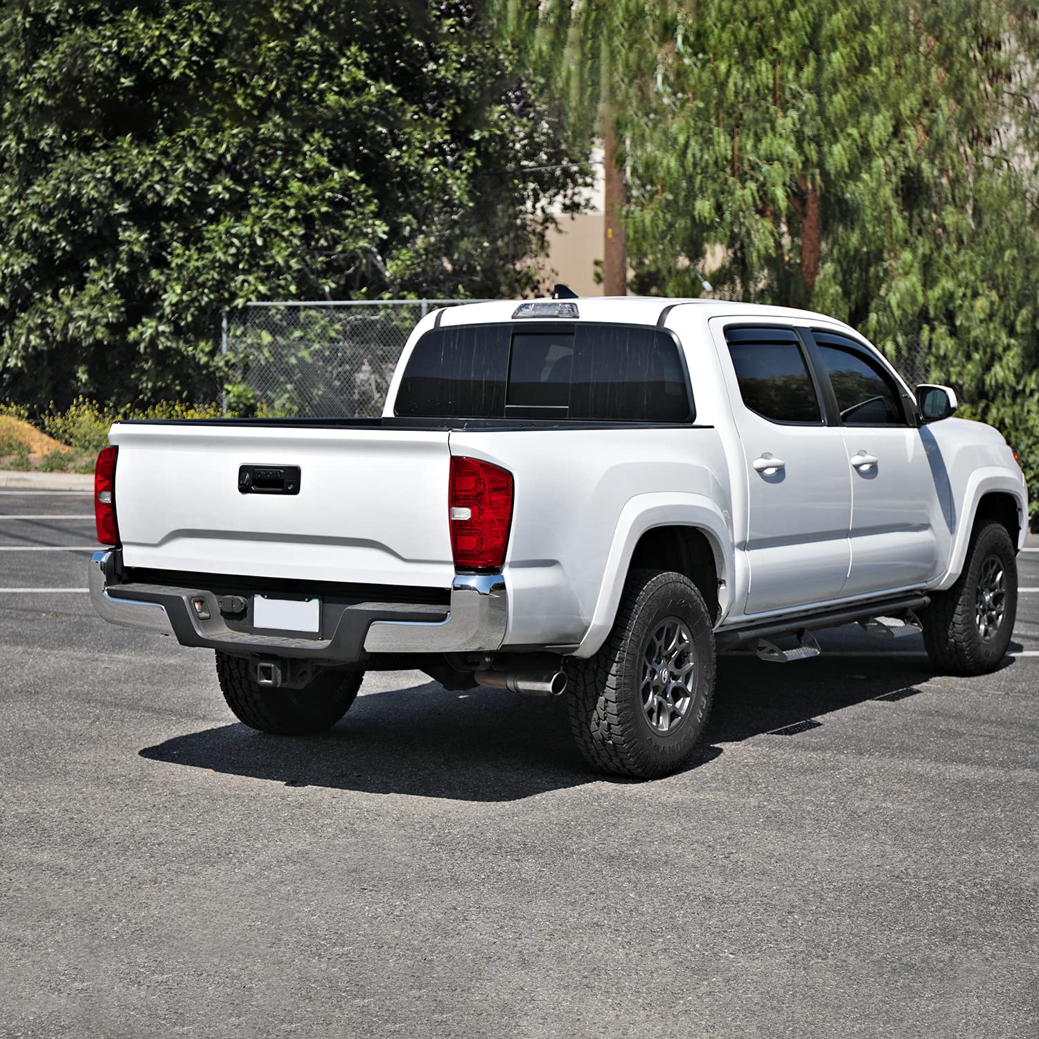 Spec-D Tuning Tail Lights Red LED w/Sequential DRL Strips Compatible with 2016-2022 Toyota Tacoma, Left + Right Pair Assembly