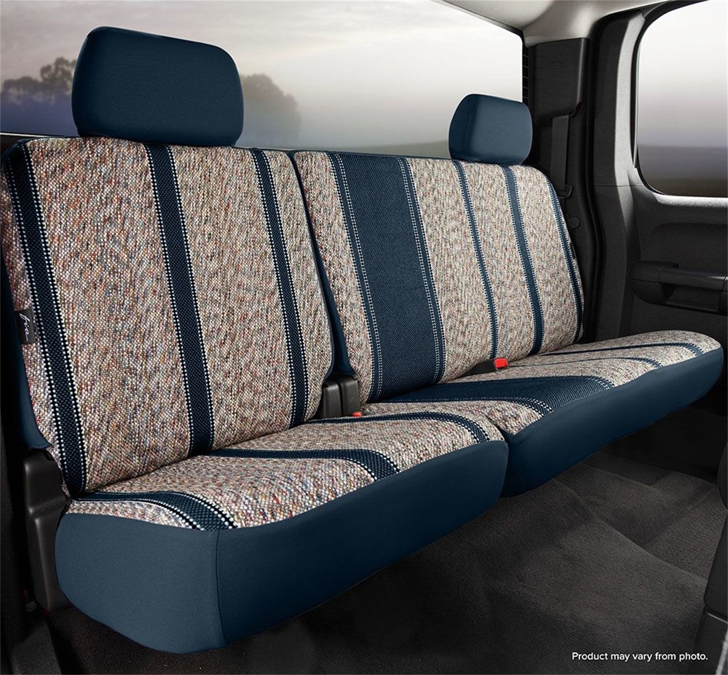 Wrangler Fia TR42-36NAVY Custom Seat Cover Fits 13-14 F-150