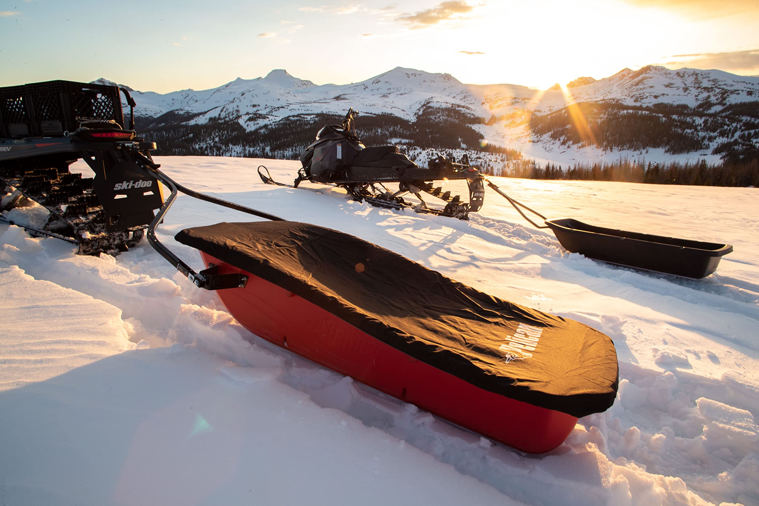 Trek Red Pelican Sports 75 Utility Snow Sled