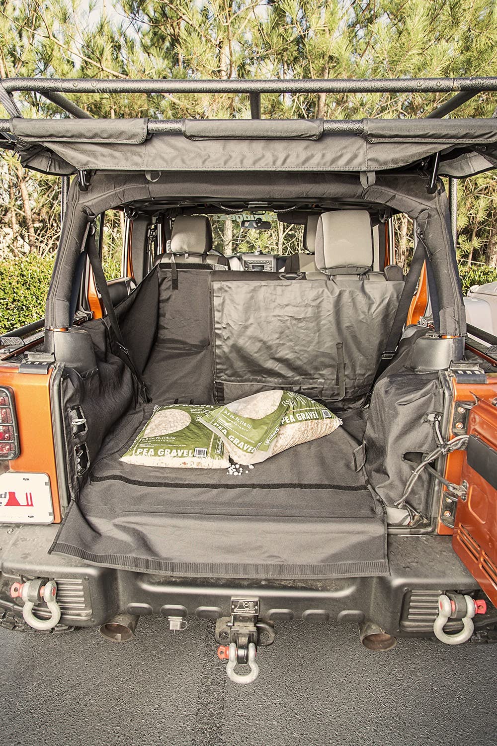 C3 Cargo Cover, Subwoofer | Rugged Ridge | 13260.02 | Fits 2007-2014 Jeep Wrangler JKU 4-Door