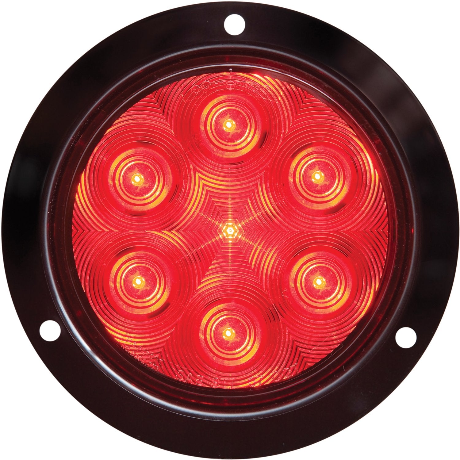 4" Round Optronics STL13RFBP Sealed LED Stop/Turn/Tail Light, Red