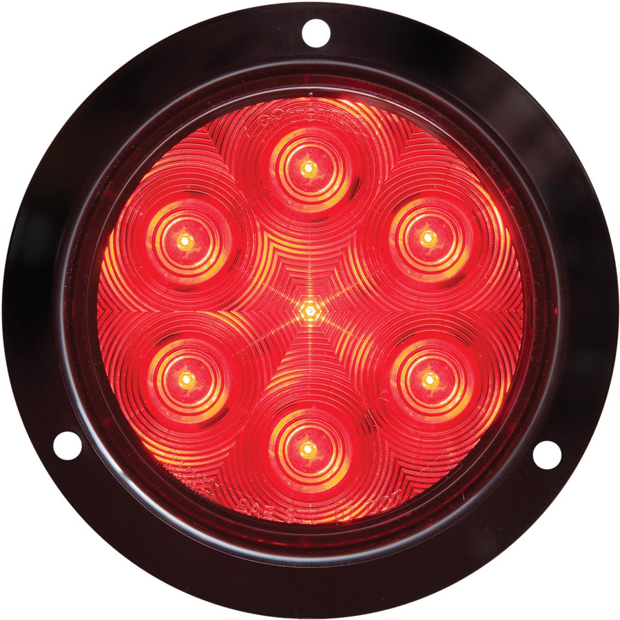 Optronics FLEET Count STL13RFS 4" Round Sealed LED STOP/Turn/Tail/Light, Red