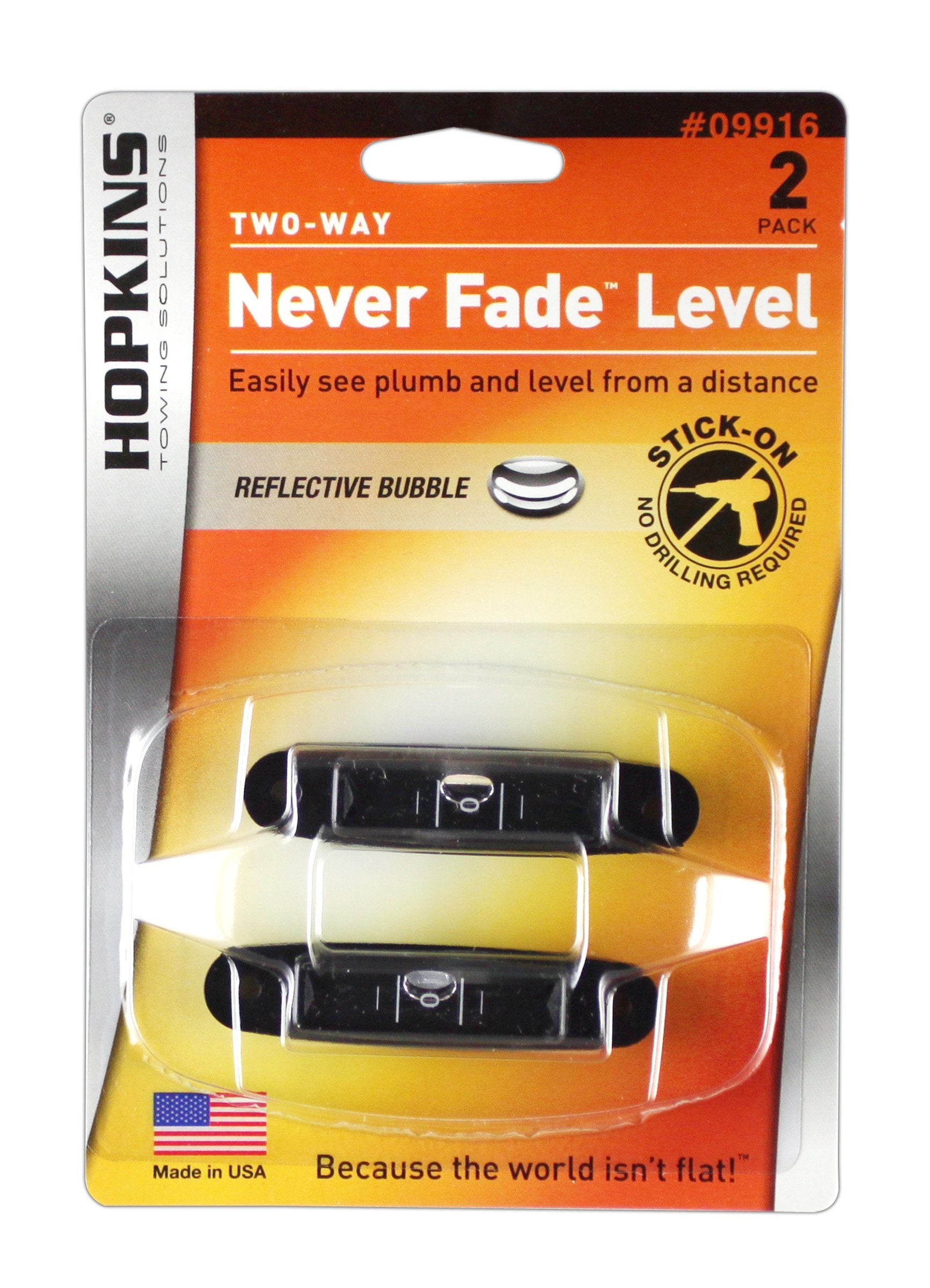 Never Fade Hopkins Towing Solutions 09916 Two Way Reflective Level